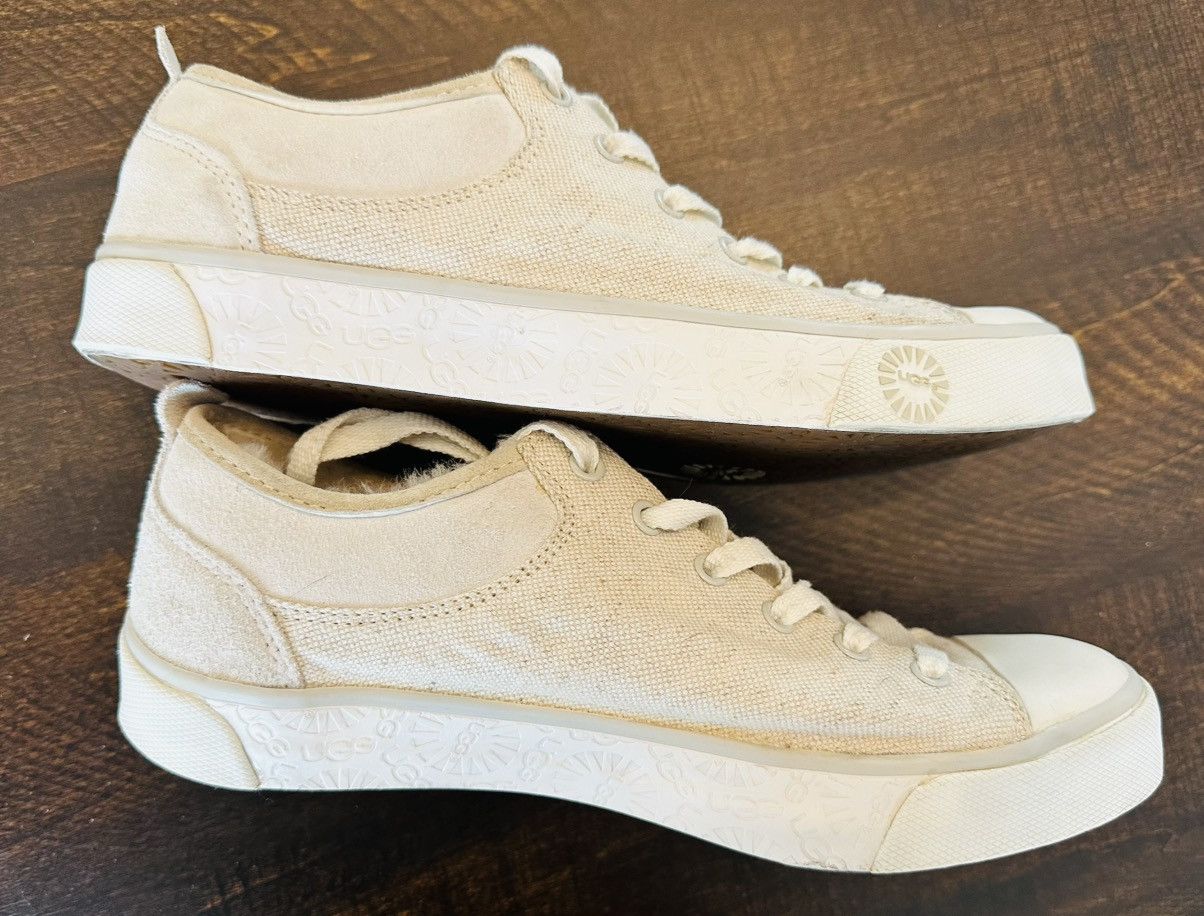 Ugg UGG Evera Cream Color Canvas Sheepskin Lined Shoes-Size 6.5 Size US 6.5 / IT 36.5 - 3 Thumbnail