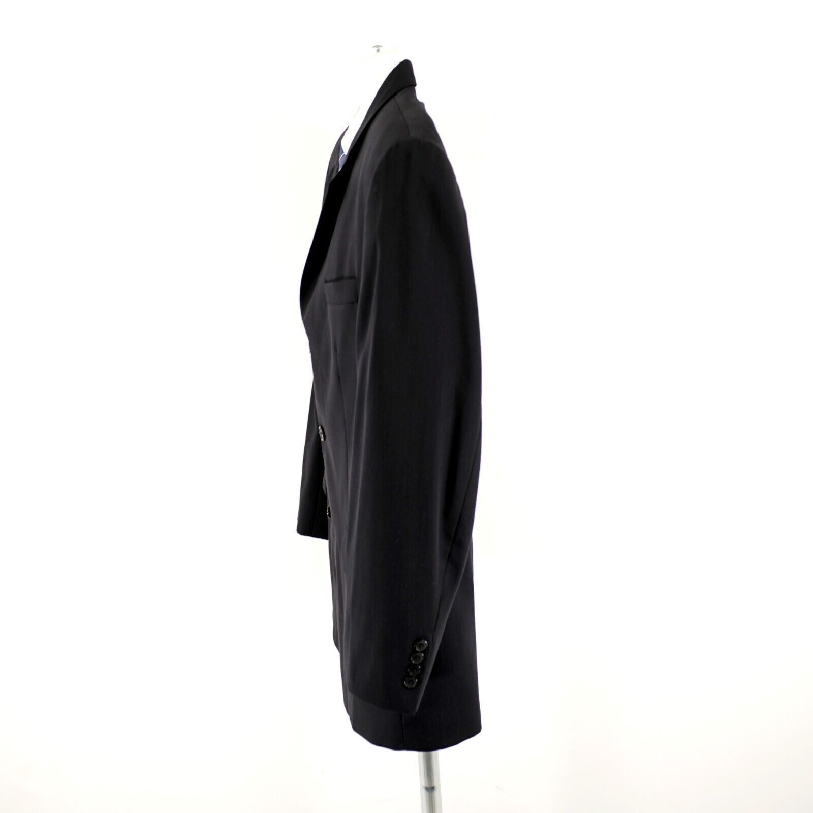 Calvin Klein Calvin Klein Wool Black 3 Button Blazer 42R Macy's Twill Wea Size 42R - 5 Thumbnail
