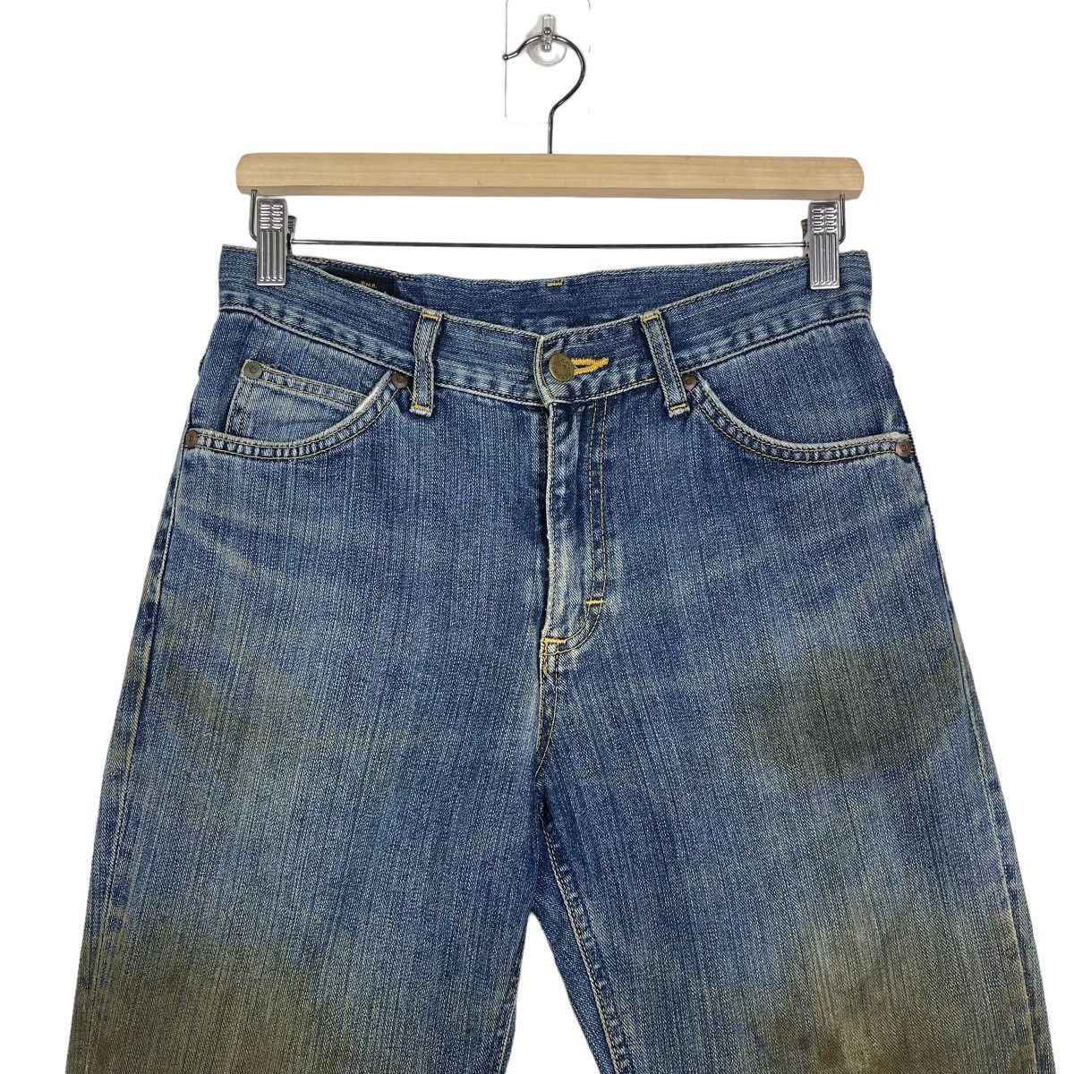 Lee Lee Rider Ripped Denim Zipper Fly Blue Jeans Size US 30 / EU 46 - 3 Thumbnail