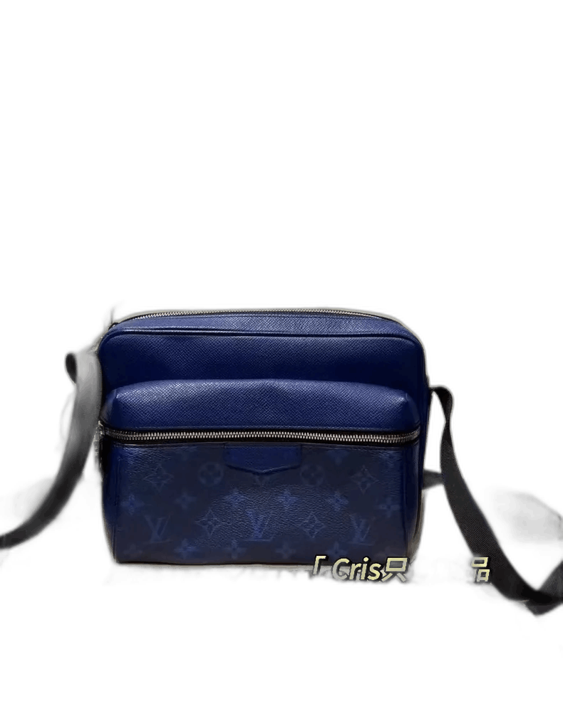 Louis Vuitton Blue Camera Bag With Dust Bag, Men's