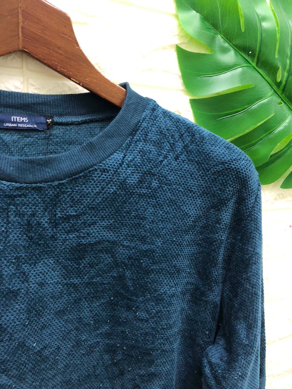 General Research vintage URBAN RESEARCH BORDER blue Knitted Sweater Pullover Size US M / EU 48-50 / 2 - 14 Thumbnail