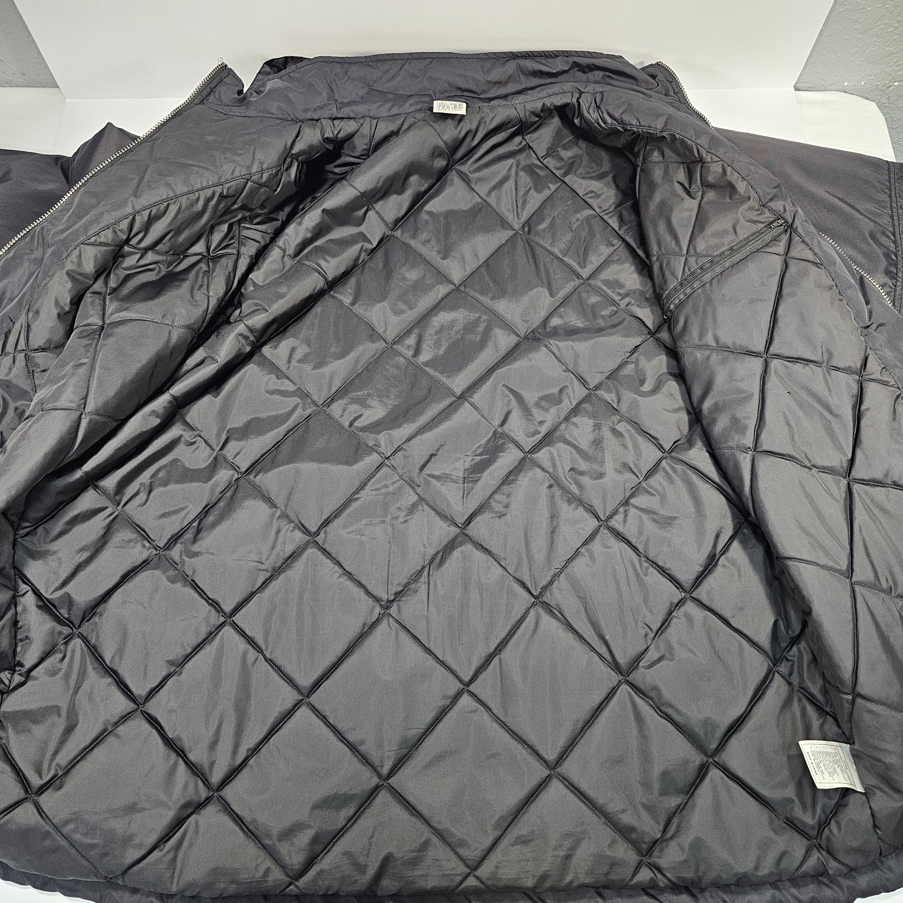 Nike Vintage 90s Nike Black Puffer Parka Jacket Quilted Liner Size US XL / EU 56 / 4 - 9 Thumbnail