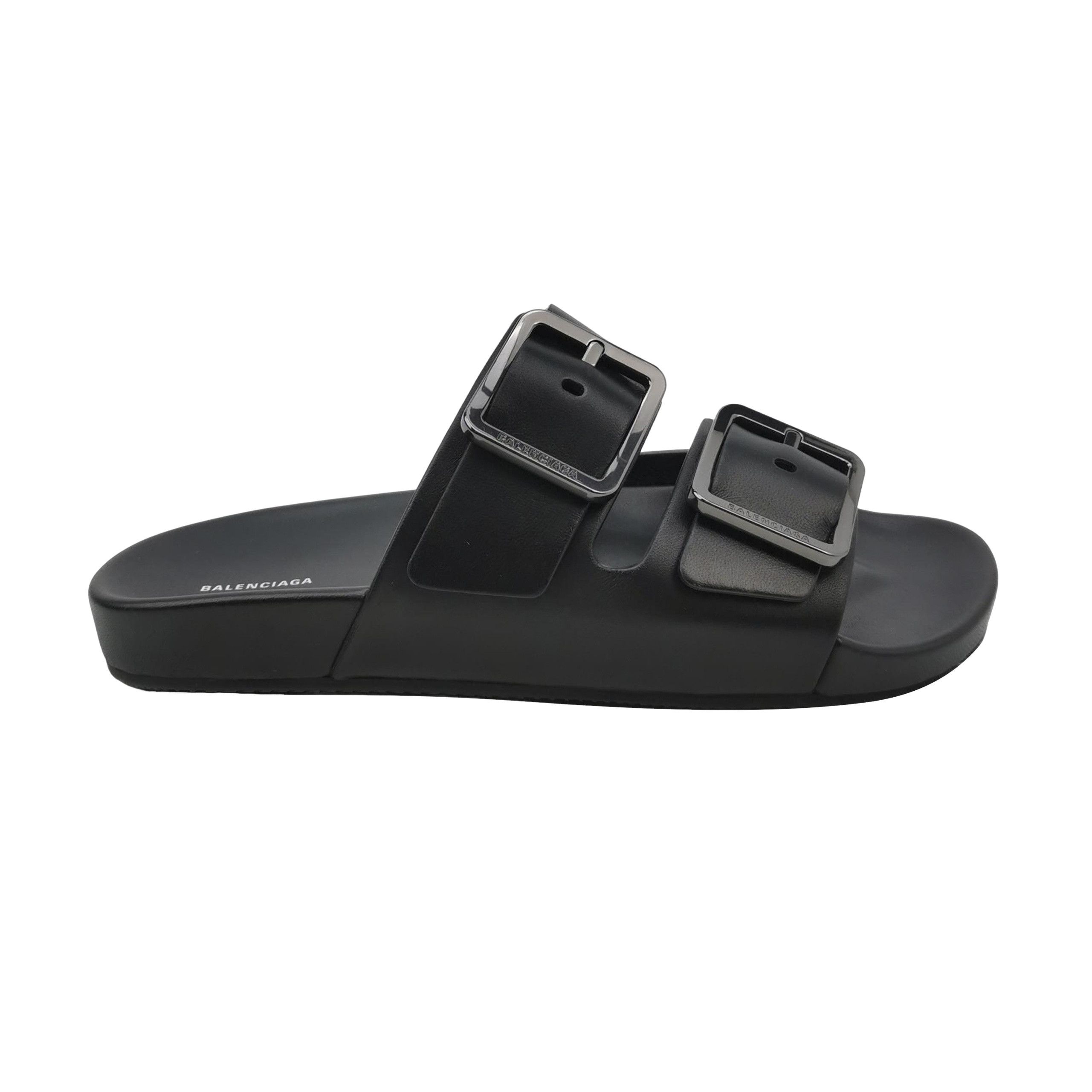 Balenciaga Balenciaga Buckle Leather Sandals EU 40 Size US 7 / EU 40 - 1 Thumbnail