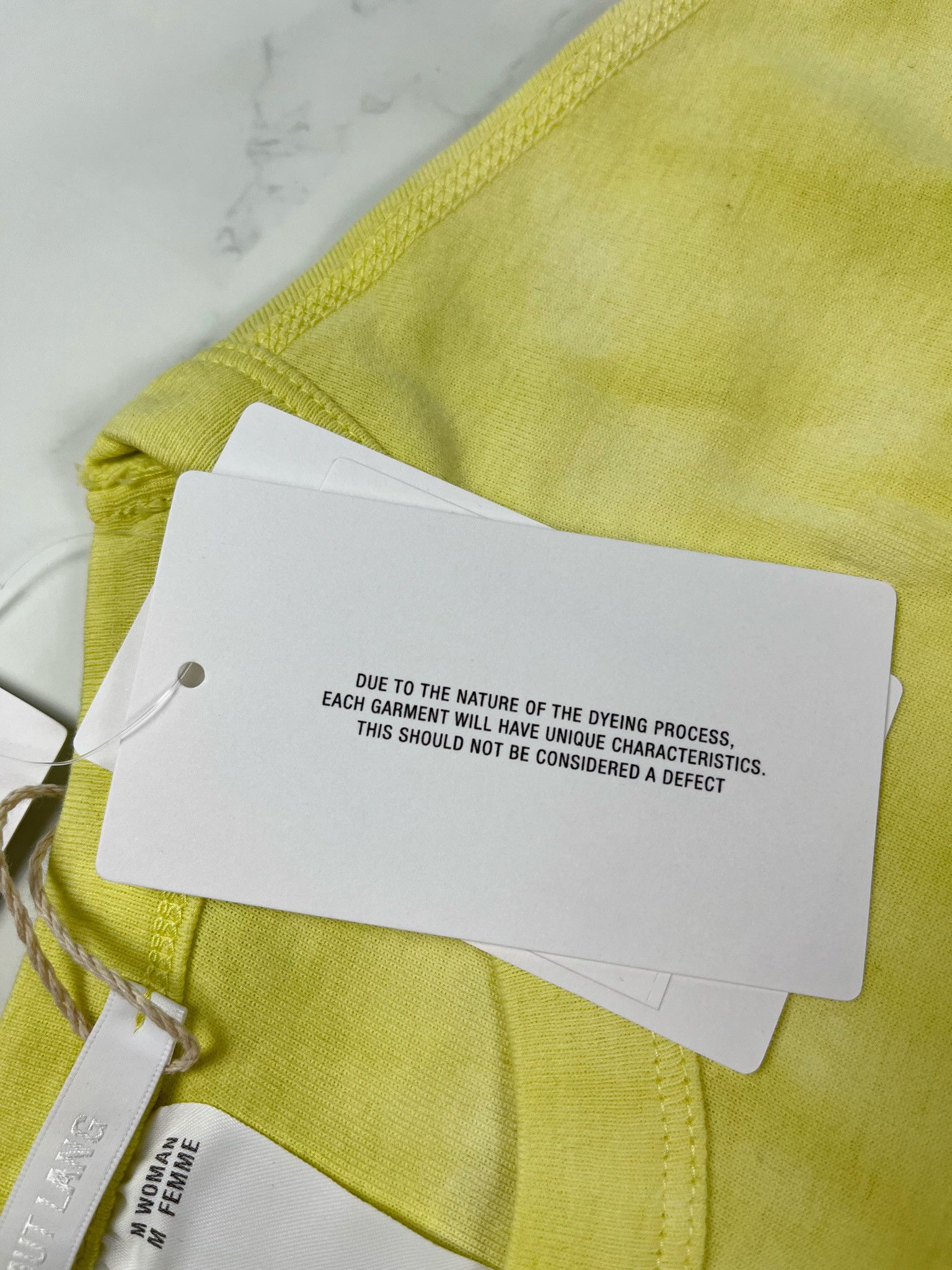 Helmut Lang 🔥75% OFF🔥 [SALE] Helmut Lang Tie Dye Monogram Yellow Tee Size US S / EU 44-46 / 1 - 10 Thumbnail