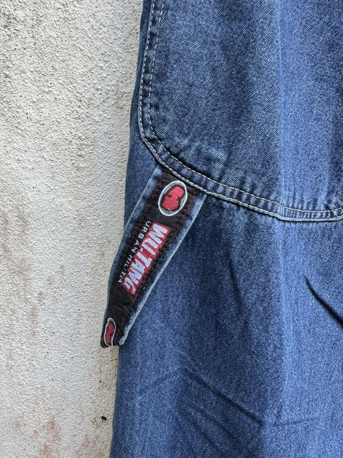 If Six Was Nine × Vintage × Wu-Tang Clan Vintage 90s WU TANG CLAN Baggy HipHop Flare Jeans BOSS01 Size US 34 / EU 50 - 10 Thumbnail
