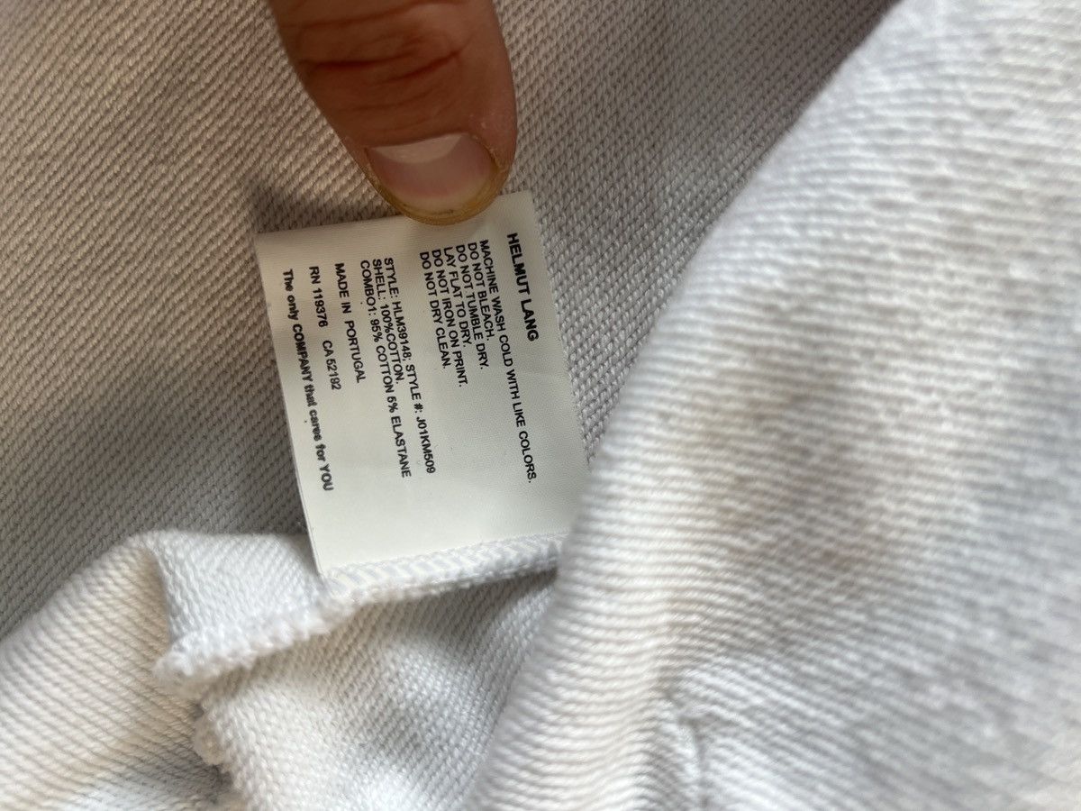 Helmut Lang Helmut Lang White Impress Hoodie Designer Hype L Size Size US L / EU 52-54 / 3 - 5 Thumbnail