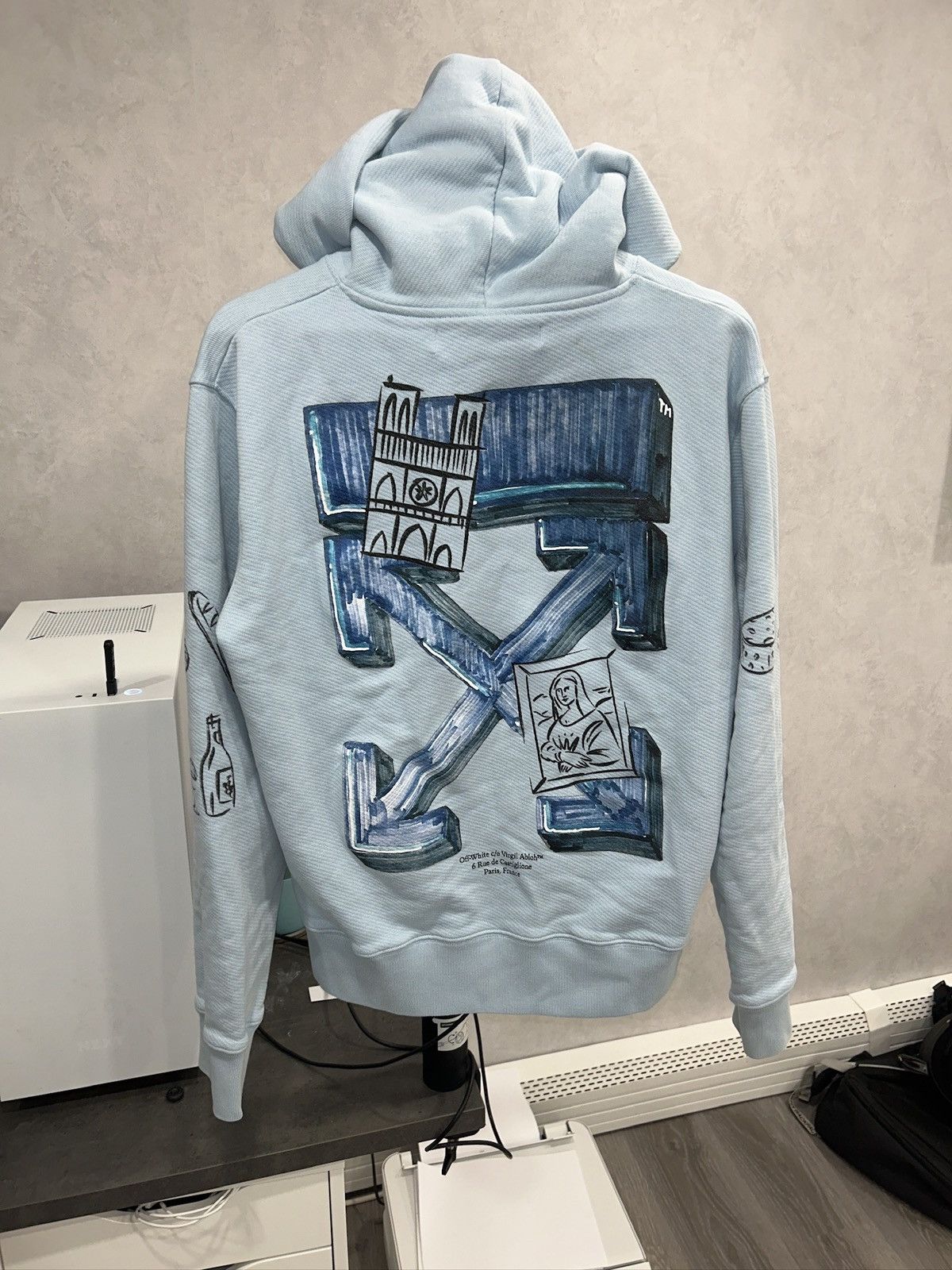 Off-White 1 OF 1 OFF WHITE X PARIS EXCLUSIVE HOODIE Size US M / EU 48-50 / 2 - 1 Thumbnail