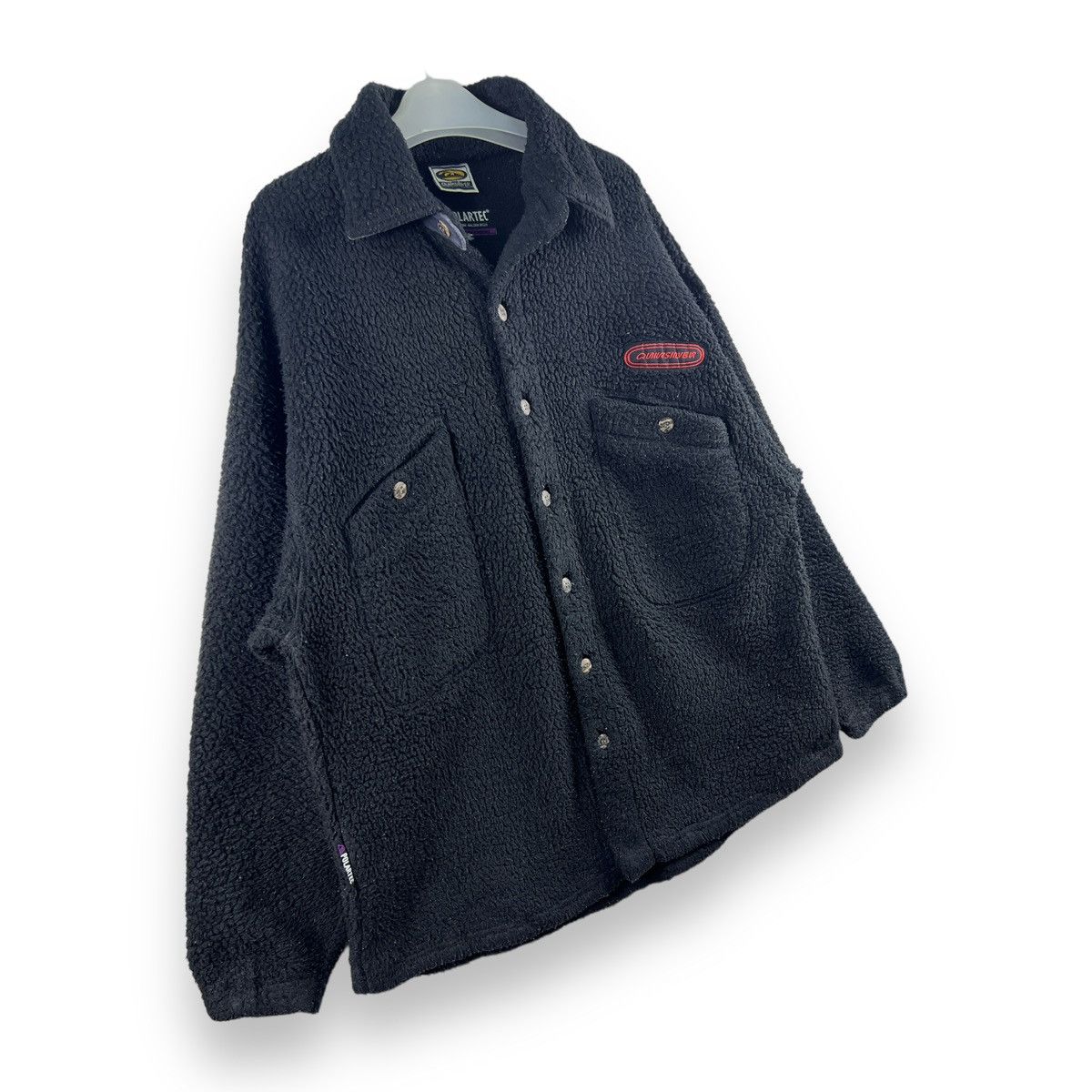 Quiksilver 🔥 VINTAGE SURF QUIKSILVER POLARTEC FLEECE BUTTON JACKET Size US M / EU 48-50 / 2 - 3 Thumbnail
