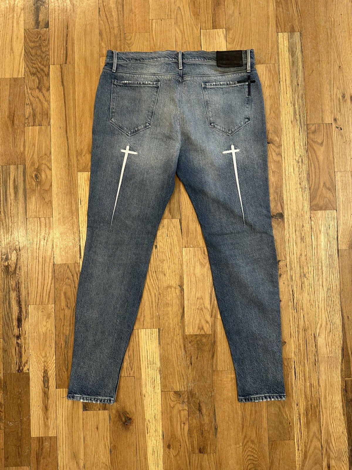 Rta Rta Pocket Siners Blue Denim Jeans Size 40 Size US 40 / EU 56 - 2 Thumbnail