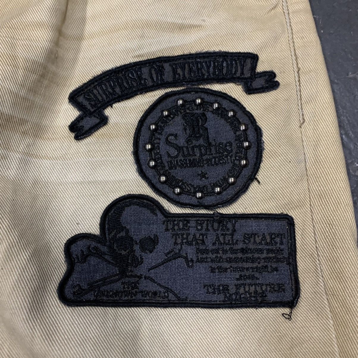 semanticdesign semantic design chain pocket skull patch bootcut pants Size US 33 - 3 Thumbnail