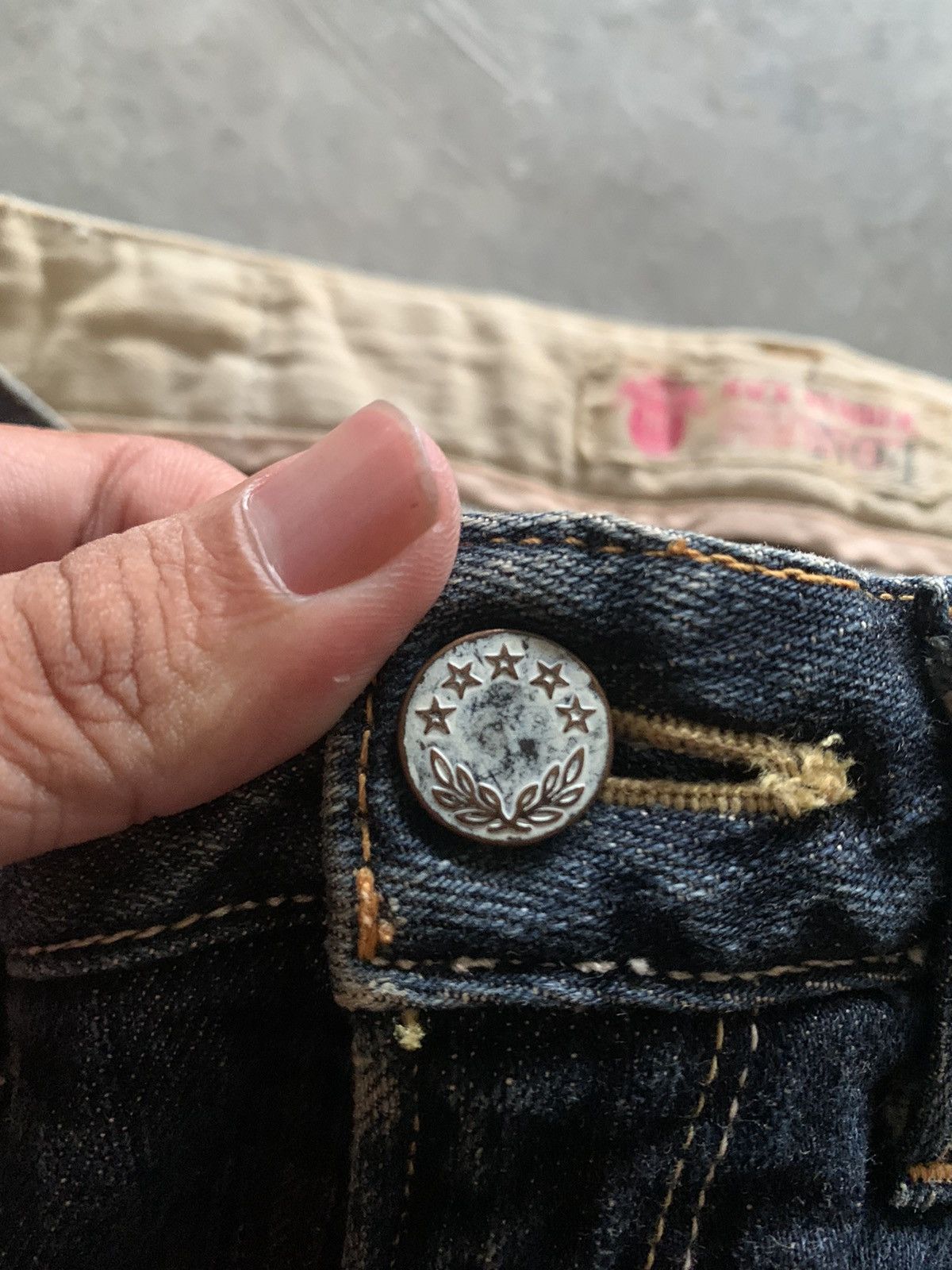 Japanese Brand flared back number japanese jeans like ifsixwasnine / lgb Size 29" - 5 Thumbnail