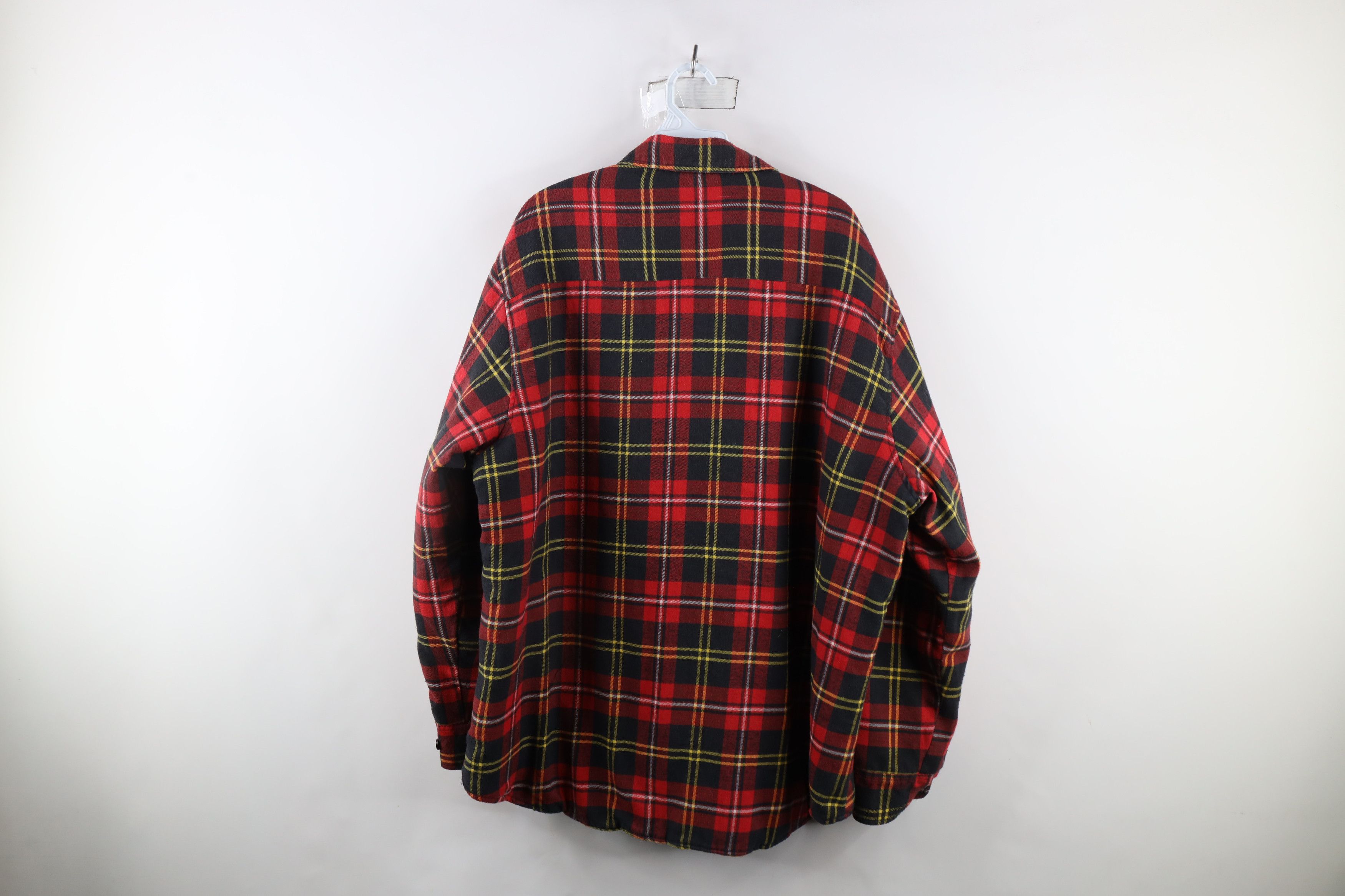 Vintage Vintage 90s Streetwear Quilted Flannel Button Shirt Jacket Size US M / EU 48-50 / 2 - 13 Thumbnail