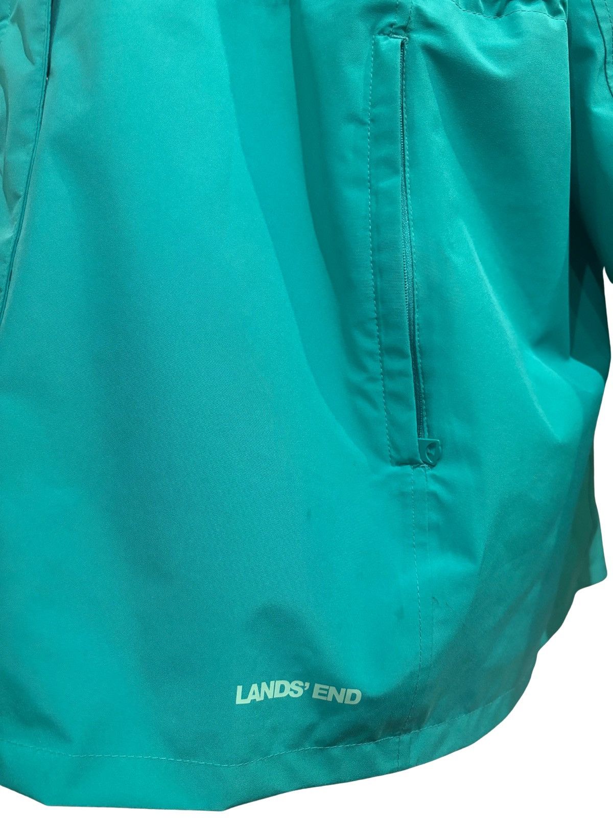 Lands' End Women’s green windbreaker Jacket.wj0611 Size 3XL / US 20-22 - 9 Thumbnail