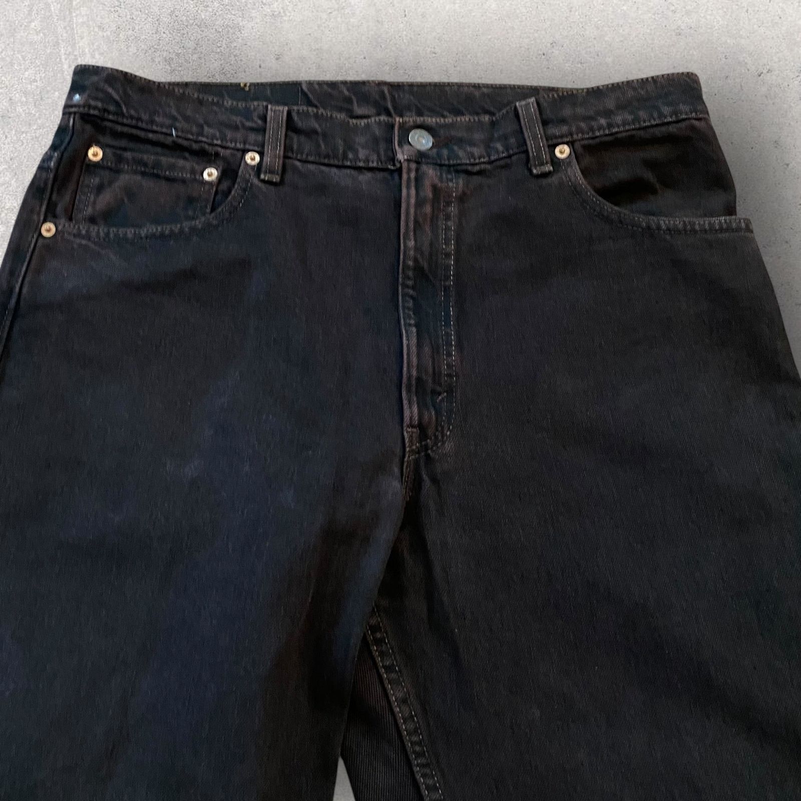 Levi's × Vintage Vintage 90s Levi's 550 Brown Earth Tone Denim Relaxed Jeans Size US 34 / EU 50 - 4 Thumbnail