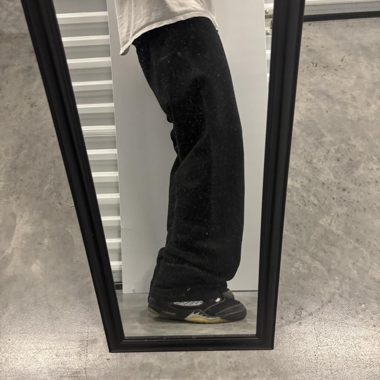 Japanese Brand × Vintage Crazy Vintage Y2K/2000s Solid Black Comfy Essential Sweatpants! Size US 32 / EU 48 - 2 Thumbnail