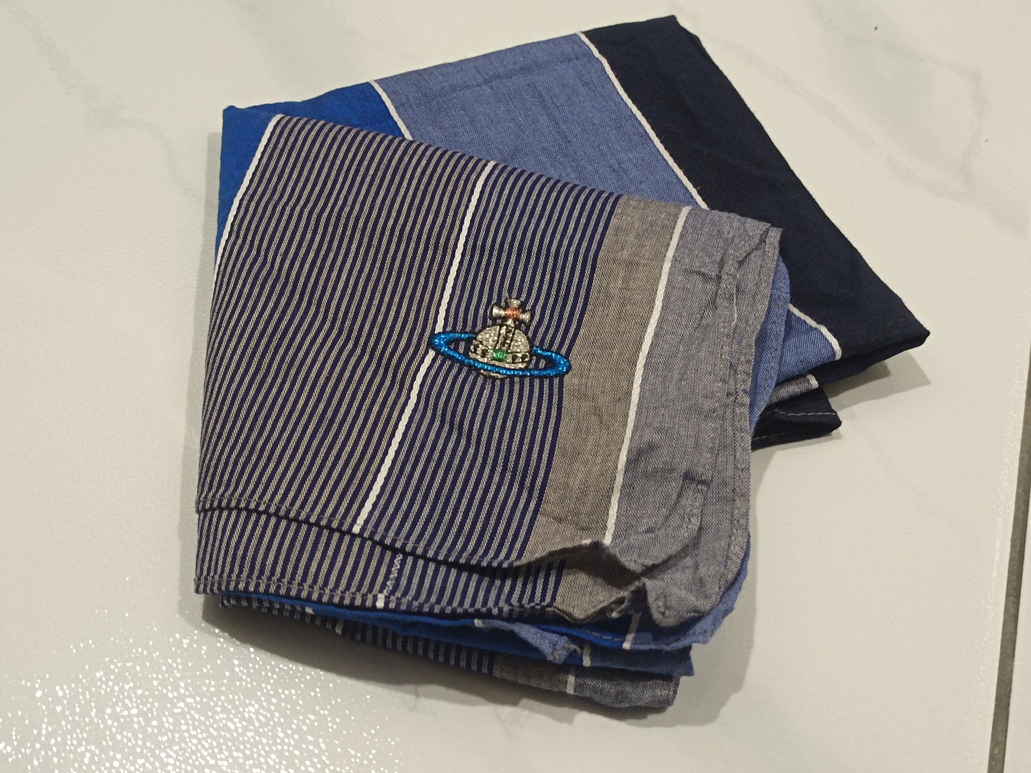 Vivienne Westwood Vivienne Westwood Orb Logo Striped Handkerchief / Bandana Size ONE SIZE - 1 Thumbnail