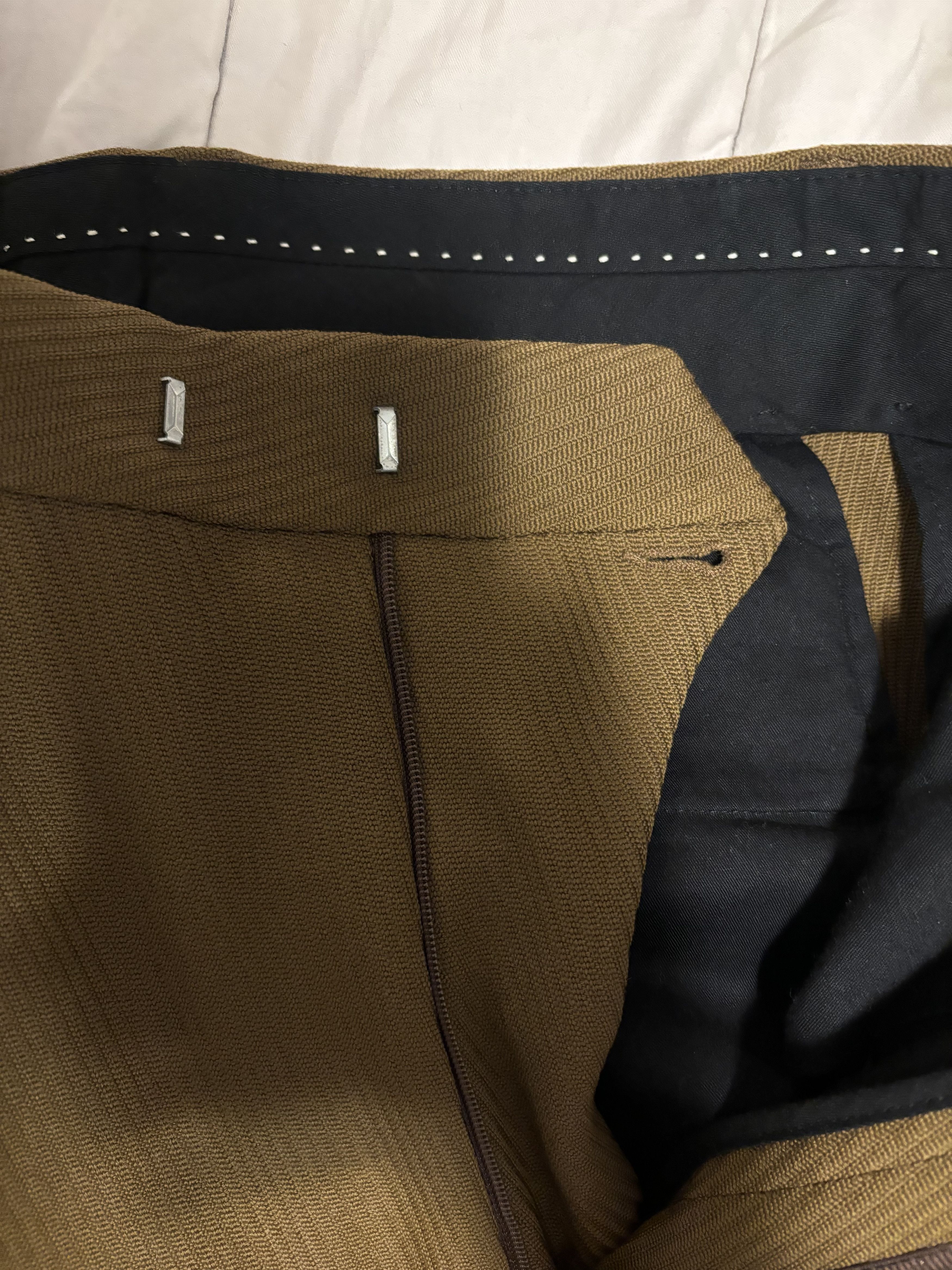 Dries Van Noten Dries Van Noten Wool Trousers Size 46R - 2 Thumbnail