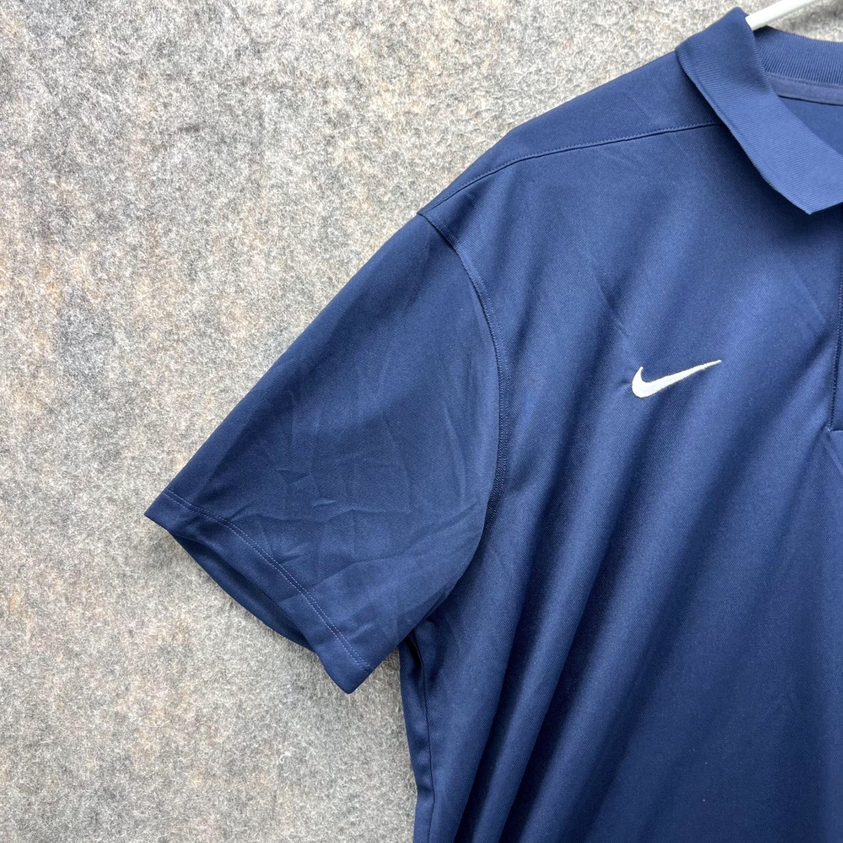 Nike Nike Polo Shirt Men L Blue University of Pennsylvania Nittany Lions Dri Fit Size US L / EU 52-54 / 3 - 3 Thumbnail