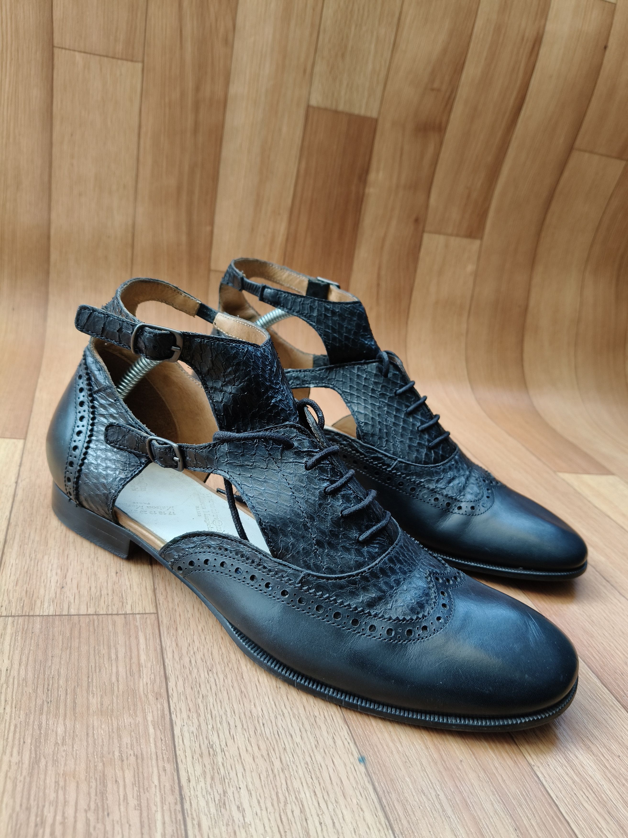 Maison Margiela 🔋🔥Maison Margiela " snakeskin - Oxfords " Size US 8 / EU 41 - 1 Thumbnail