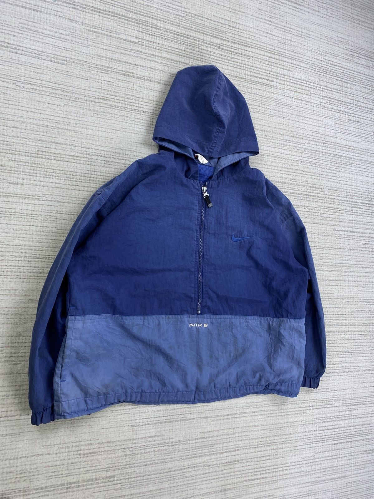 Nike × Vintage Vintage 90 Nike Center Swoosh Anorak Hoodie Jacket Size US M / EU 48-50 / 2 - 3 Thumbnail