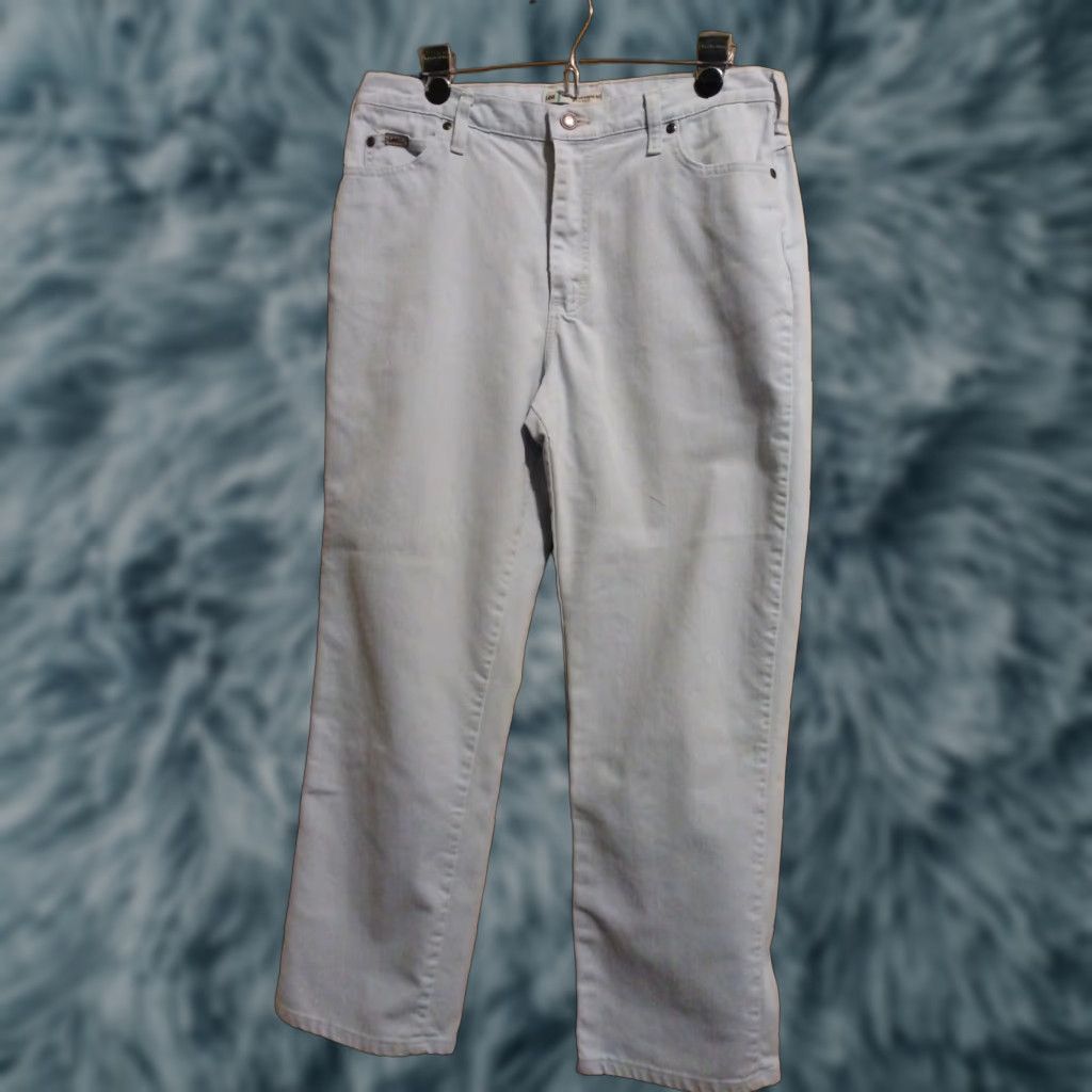 Lee VINTAGE Lee Jeans Women SZ. 12 Medium 32" X 28" Light Blue Relaxed Fit Straight Jeans Womens Size 24" / US 00 / IT 34 - 1 Thumbnail