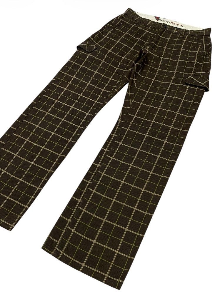 Japanese Brand PPFM Side Pocket Plaid Cargo Trousers Size 28" / US 6 / IT 42 - 19 Thumbnail