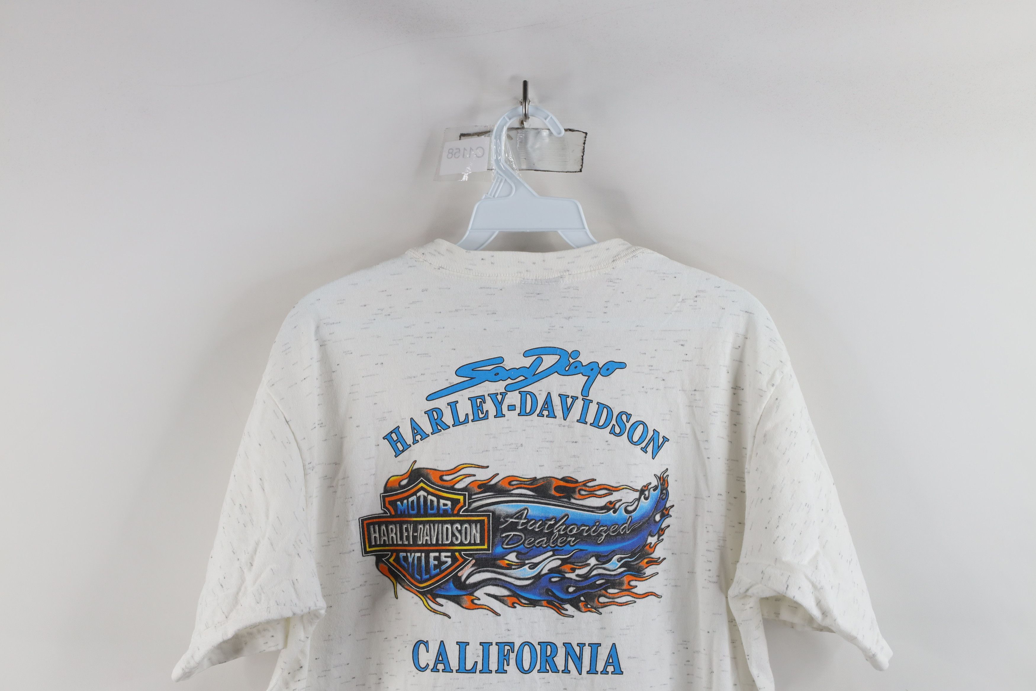 Harley Davidson × Vintage Vintage Y2K 2000 Harley Davidson California Flames T-Shirt Size US L / EU 52-54 / 3 - 11 Thumbnail