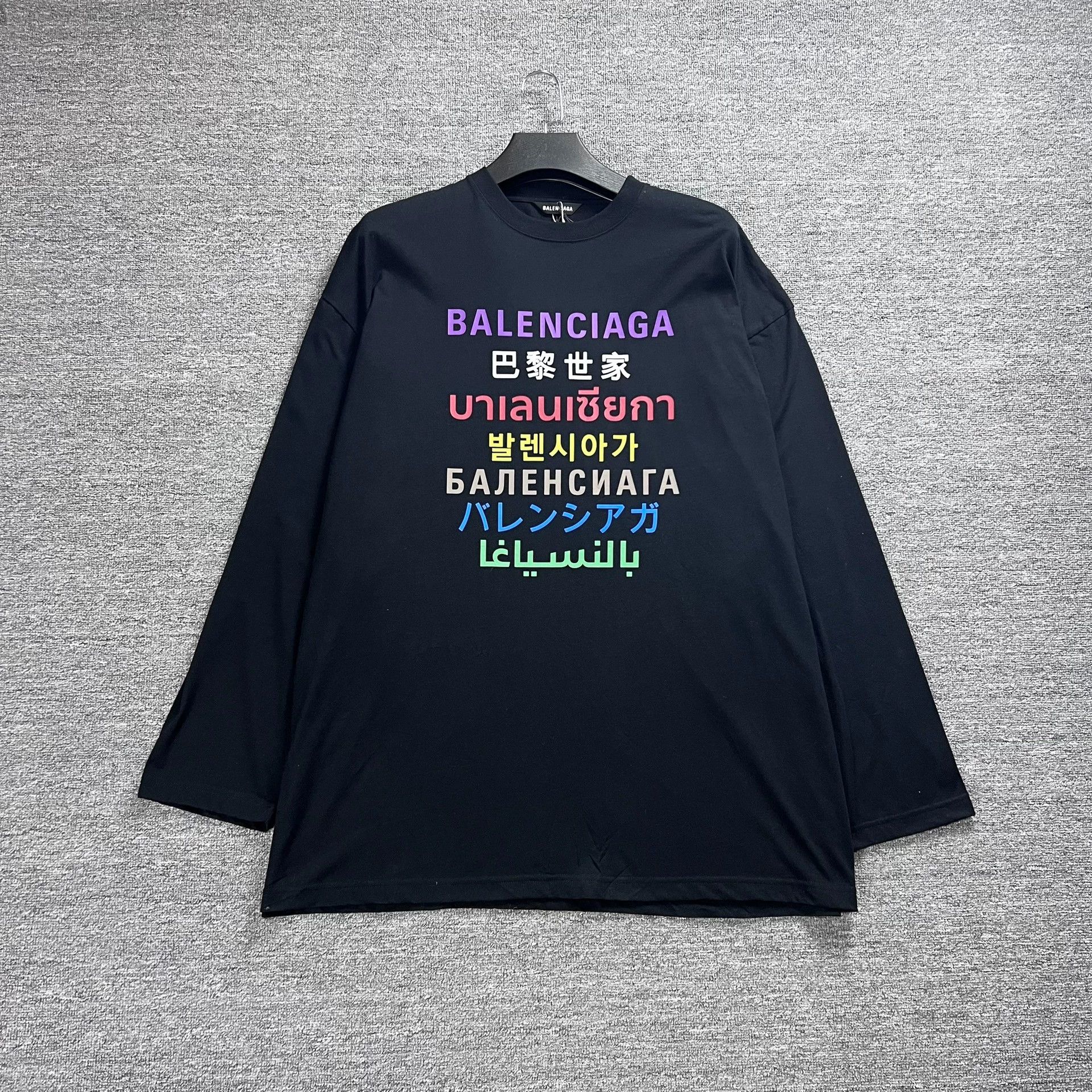Balenciaga Balenciaga Seven Nation Language Long Sleeve Size US L / EU 52-54 / 3 - 1 Thumbnail