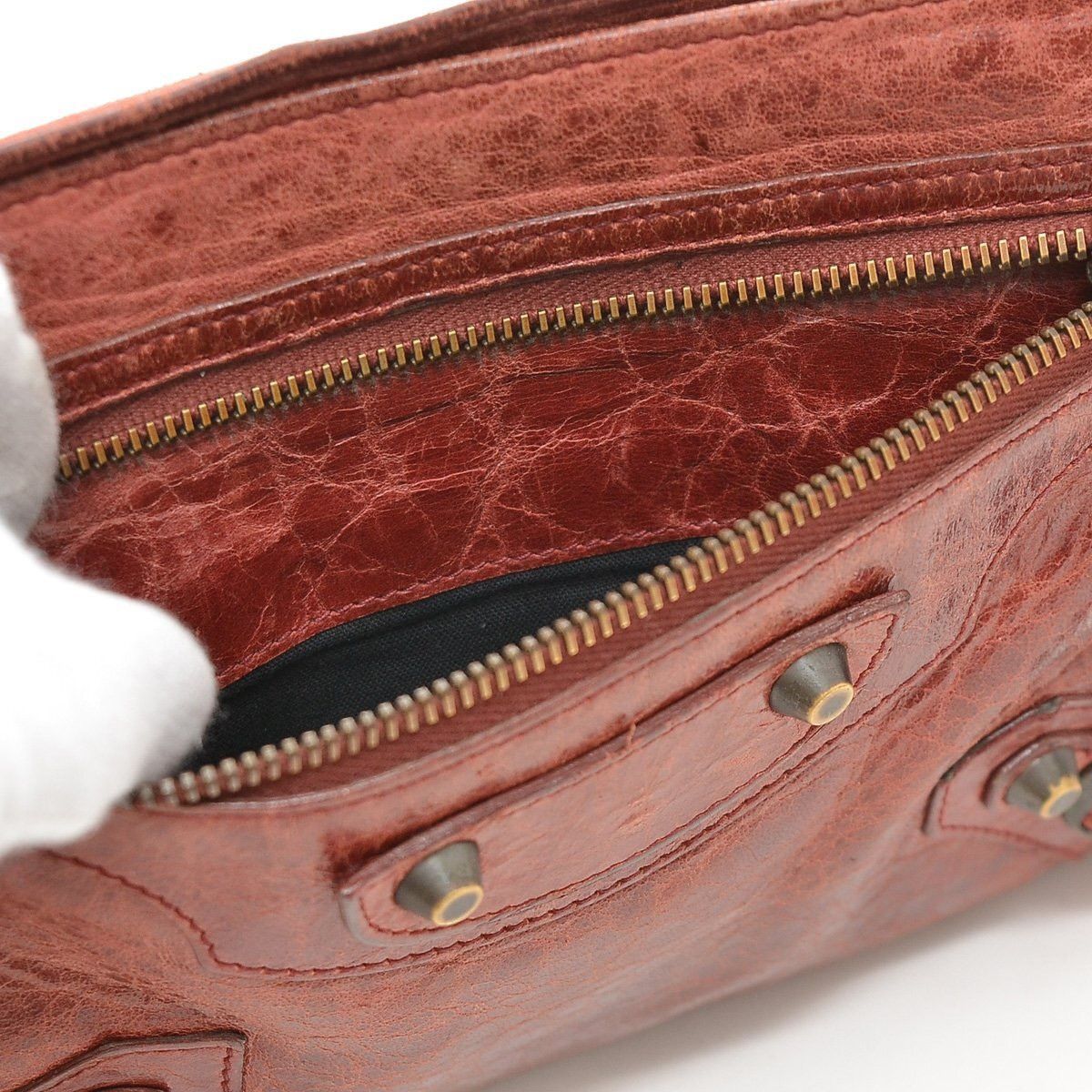Balenciaga Leather Clutch Bag In Classic Hardware Size ONE SIZE - 4 Thumbnail