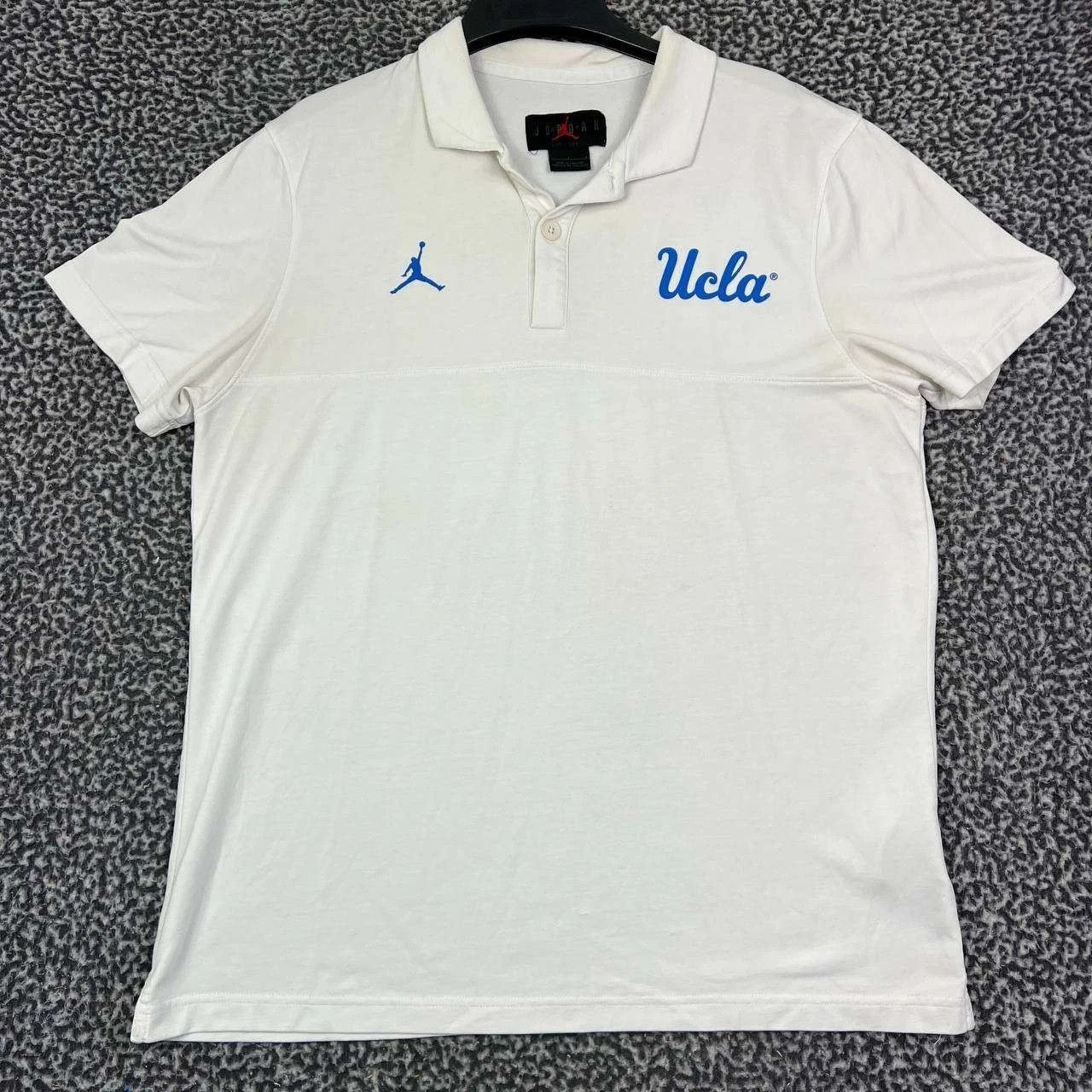 Jordan Brand Air Jordan x UCLA Bruins Polo Shirt Men Large Dri-Fit NCAA Size US L / EU 52-54 / 3 - 1 Thumbnail