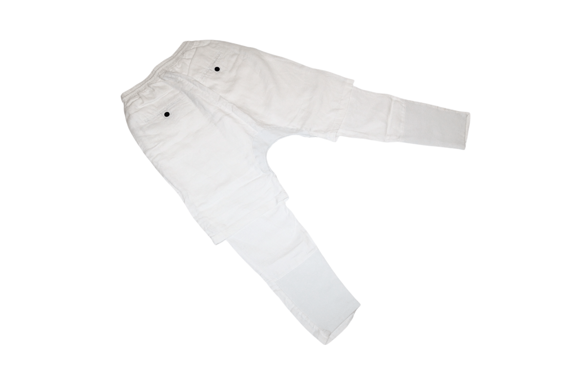 Control Sector 💥Control Sector Drop Crotch Double Layer Linen Pants Size US 31 - 18 Thumbnail