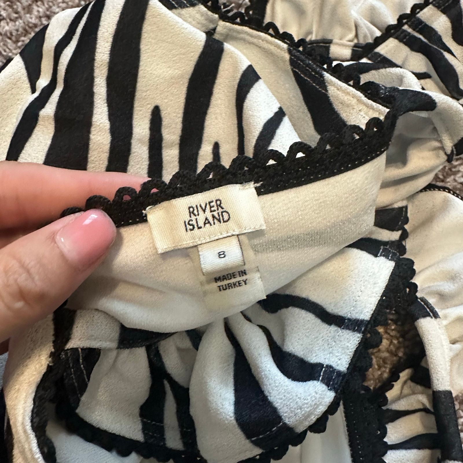 River Island River Island NWT Zebra Corset Top Size 8 Size M / US 6-8 / IT 42-44 - 5 Thumbnail
