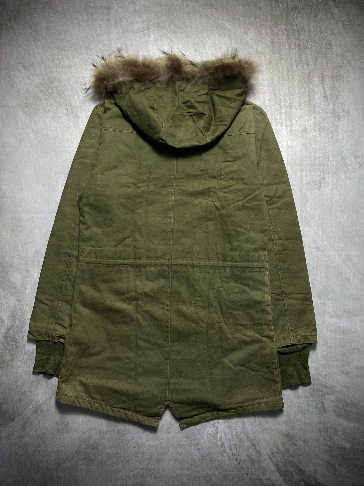 If Six Was Nine 2000’s SHEYA - Apocalypse Style Fur Parka Jacket Size US L / EU 52-54 / 3 - 15 Thumbnail