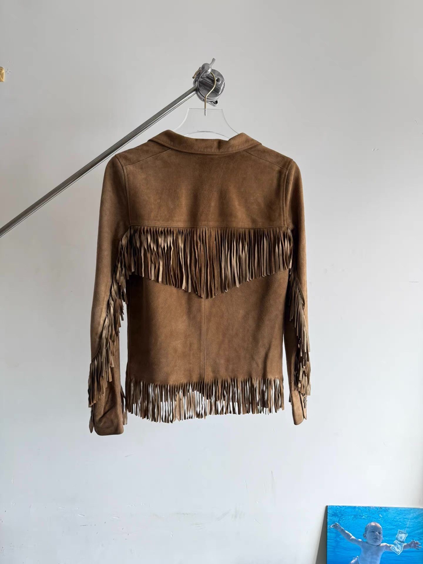Saint Laurent Paris Saint Laurent SLP suede fringe jacket Q17 Size US S / EU 44-46 / 1 - 7 Thumbnail