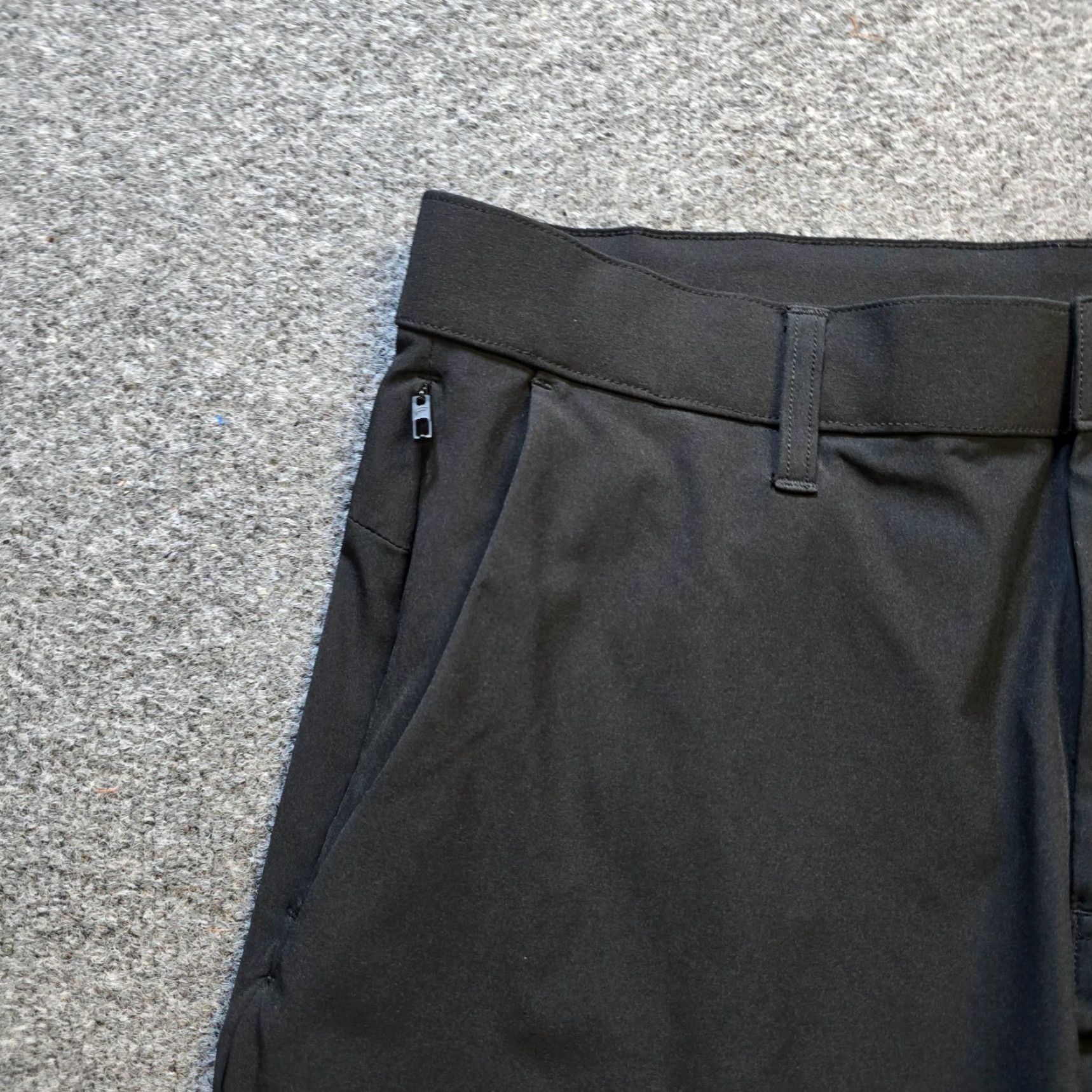 Fabletics Pants Mens 34x29 Black Flat Front Pockets Performance Dress Pants  Tapered Inseam 29 Regular Mens