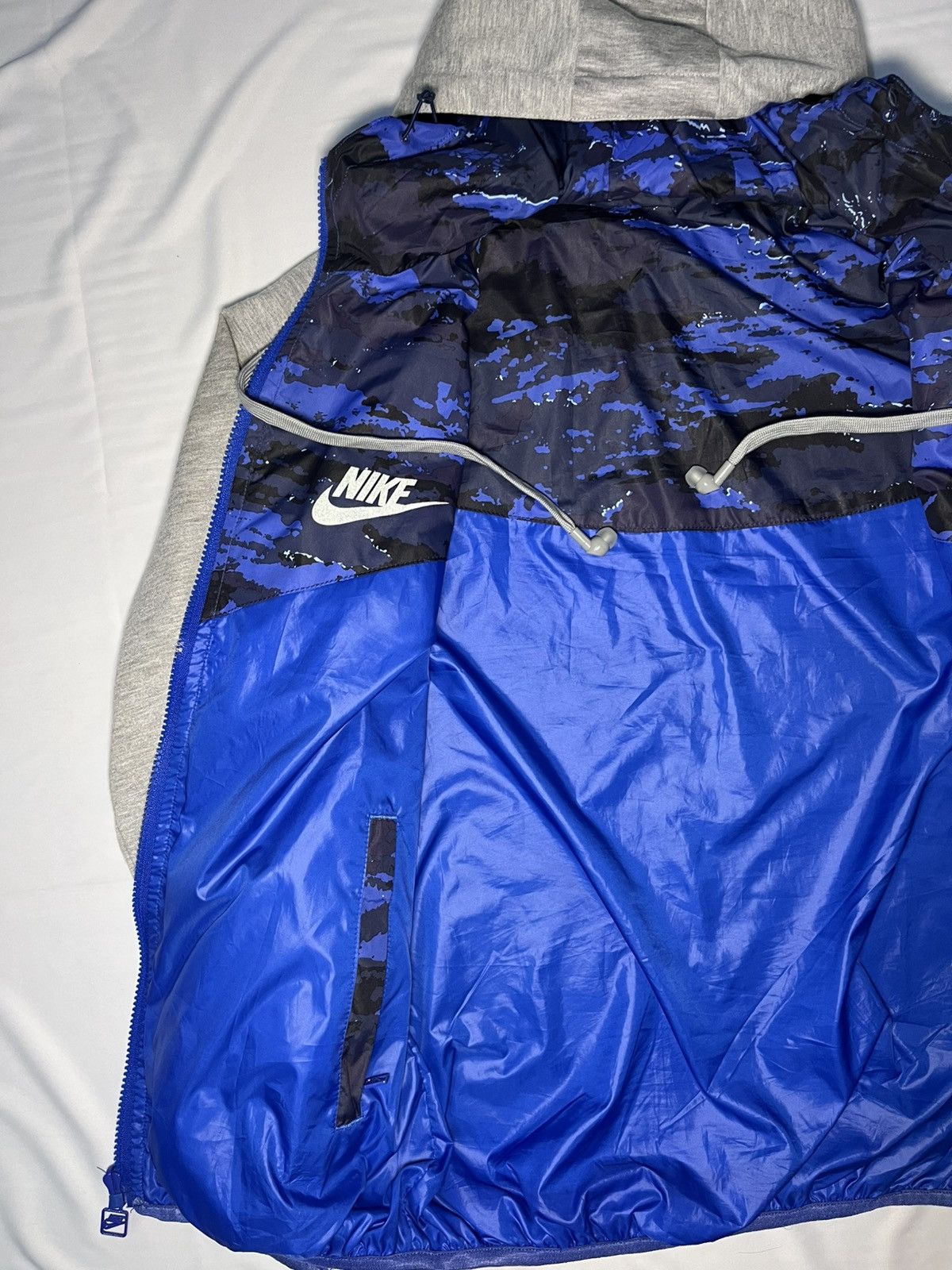Nike Nike Audio Windbreaker (Blue Camo) Size US S / EU 44-46 / 1 - 4 Thumbnail