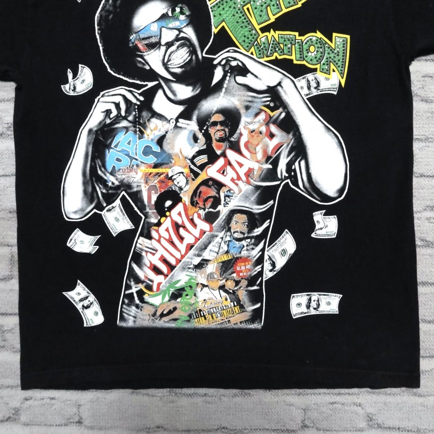 Vintage Vintage Mac Dre Thizz Nation Thizz Face Tee Shirt Men 3XL Black Size US XXL / EU 58 / 5 - 3 Thumbnail