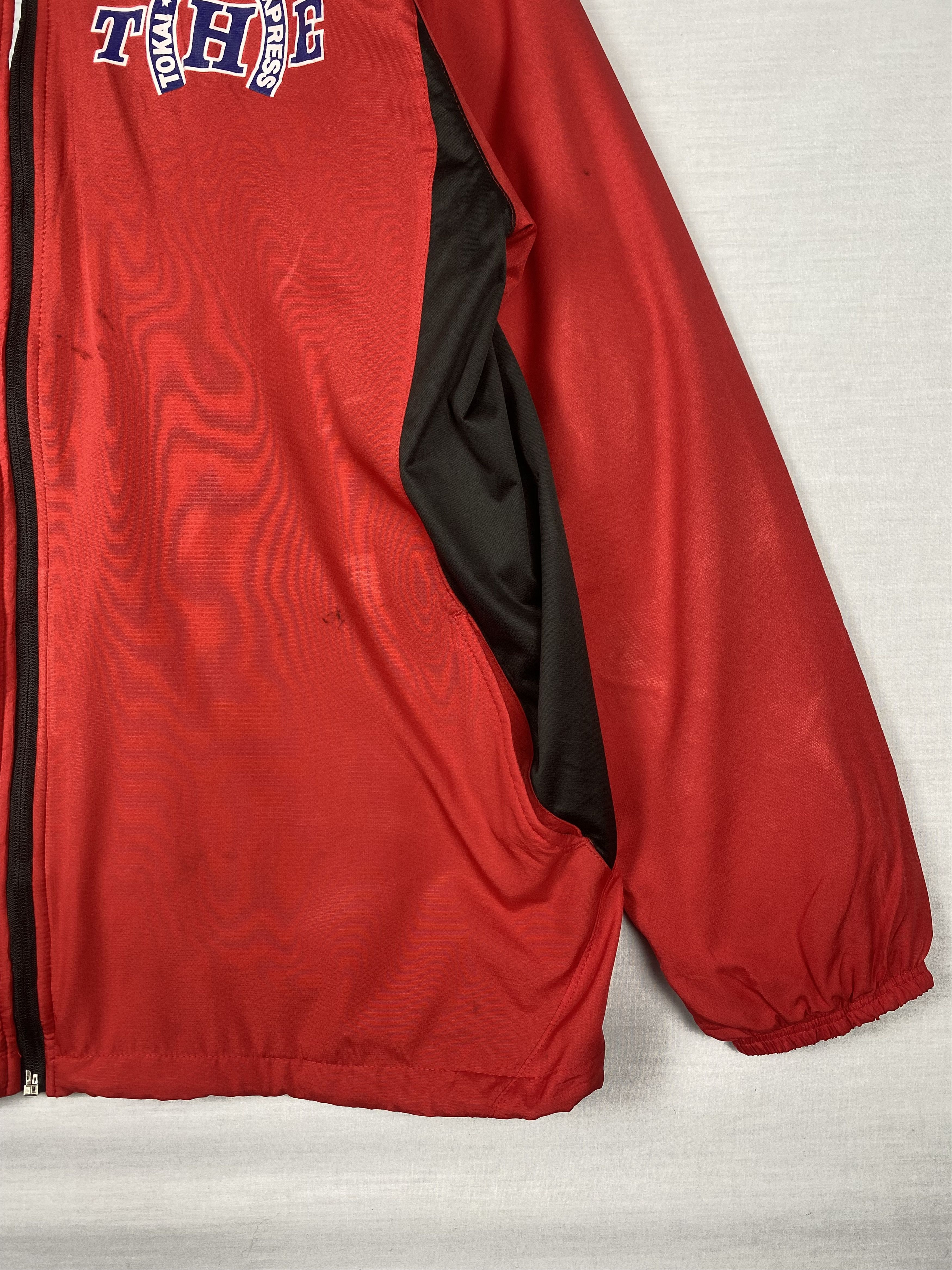 Japanese Brand Vintage United Athle Zip Up Red Light Jacket Size US XL / EU 56 / 4 - 6 Thumbnail