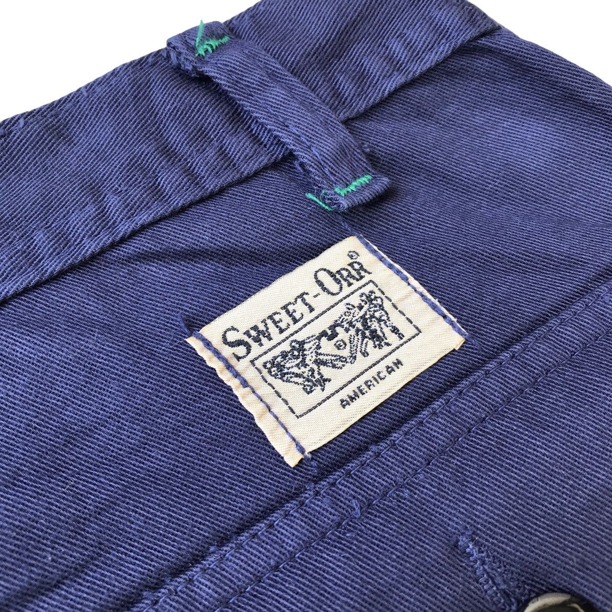 Vintage Sweet-Orr USA True Vintage 1960s Blue Baker Pants Size US 29 - 9 Thumbnail