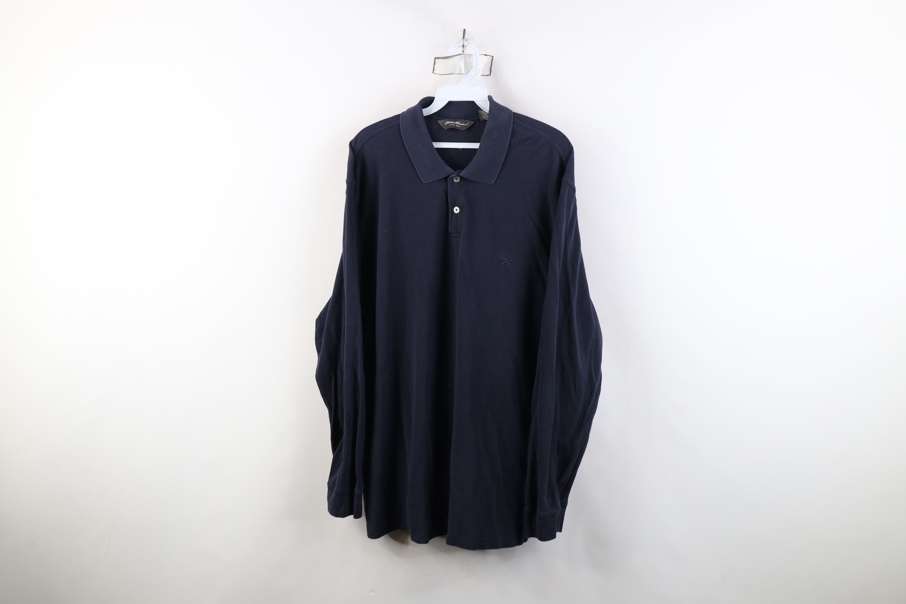 Eddie Bauer Vintage 90s Y2K Eddie Bauer Long Sleeve Rugby Polo Shirt Size US XL / EU 56 / 4 - 1 Thumbnail
