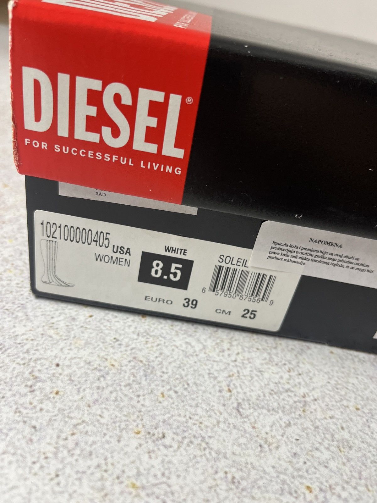 Diesel Vintage Diesel Y2K Soleil Sneakers New With Box Size US 9 / IT 39 - 9 Thumbnail