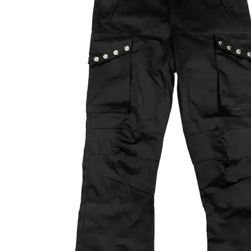 American Edition × Designer × Jean zipper rivet flared yuppie punk remake cargo pants Size US 30 / EU 46 - 4 Thumbnail