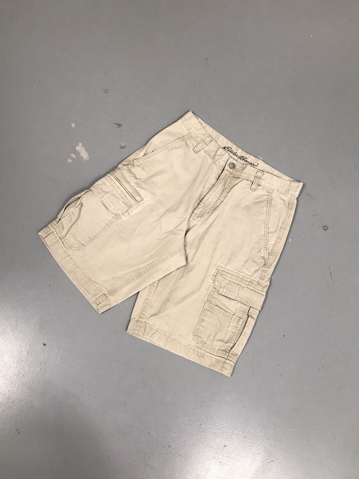 Eddie Bauer × Vintage Vintage Ykk Eddie Bauer cargo Jorts Size US 30 / EU 46 - 2 Thumbnail