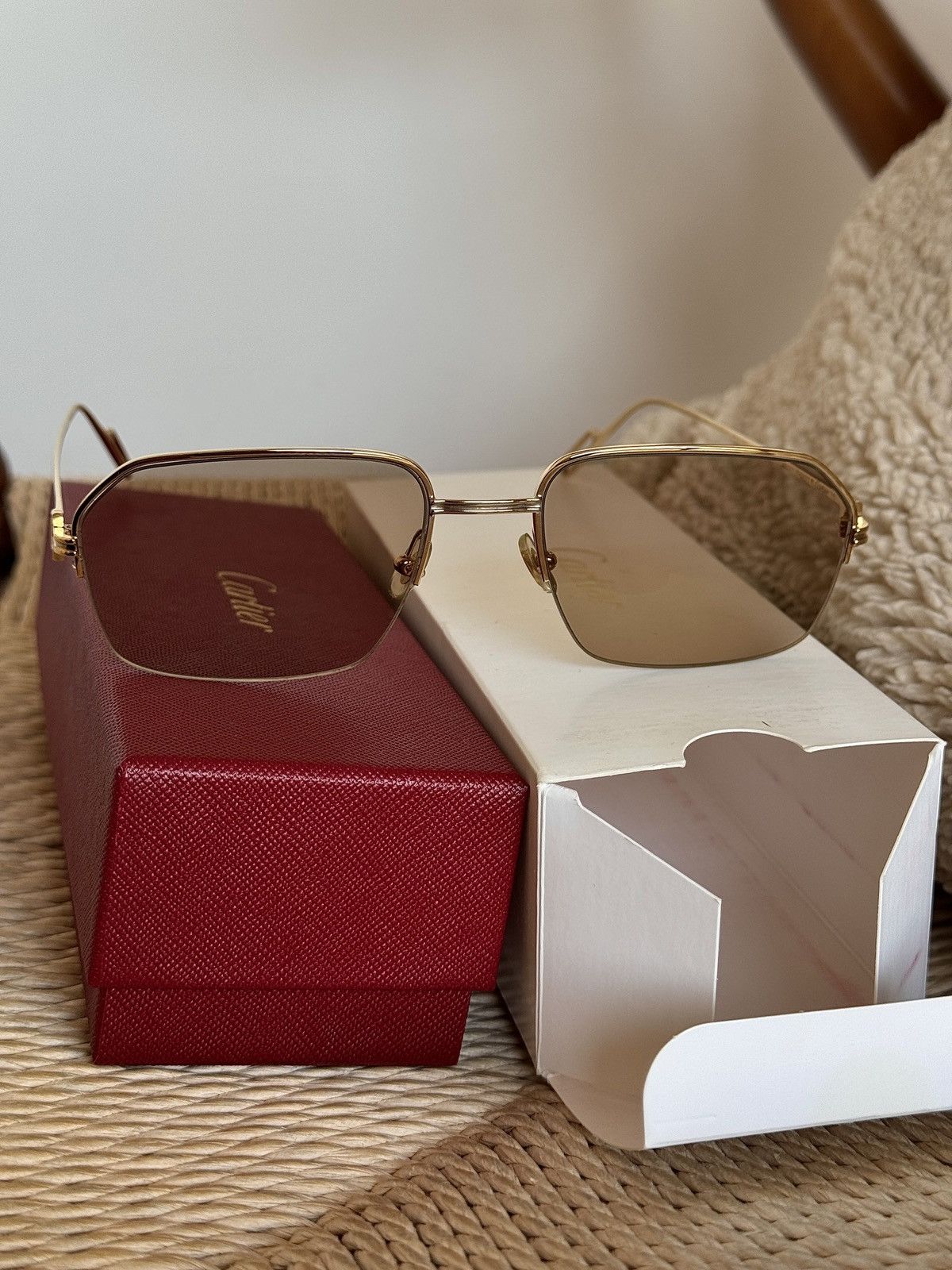 Cartier Cartier Sunglasses Première de Cartier – CT01140 (003) Size ONE SIZE - 9 Thumbnail