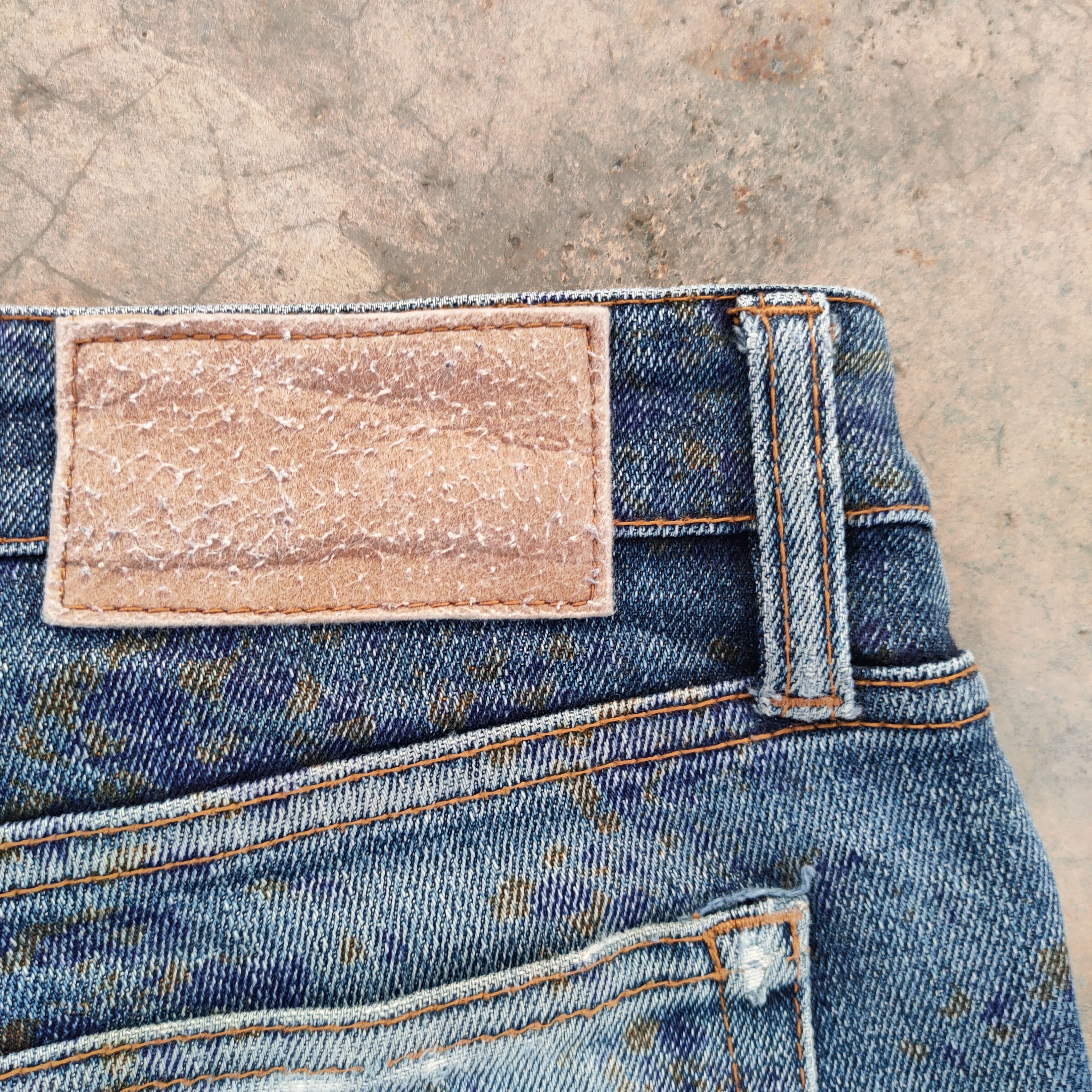 Japanese Brand W29 VINTAGE AE FLARE ART FADED JEANS DENIM PANTS Size US 29 - 10 Thumbnail