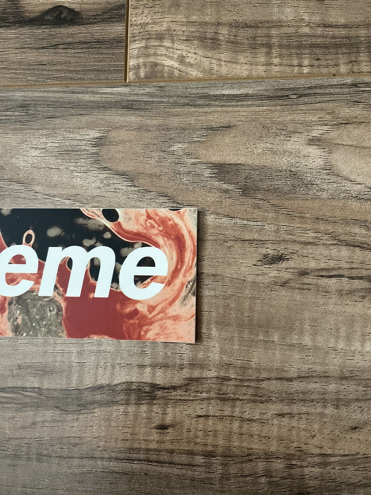 Supreme Supreme Andres Serrano Blood & Semen Box Logo Sticker Size ONE SIZE - 4 Thumbnail