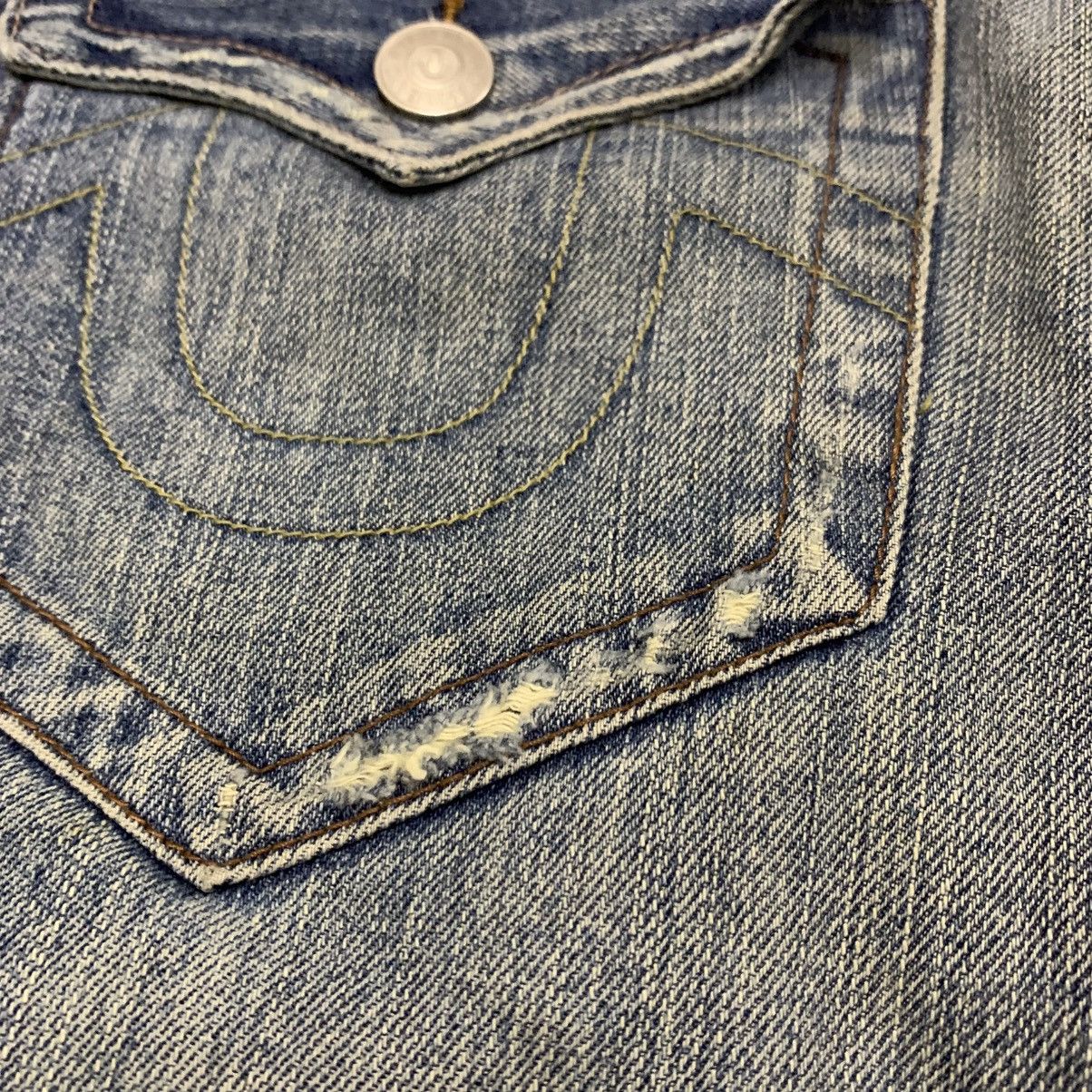 True Religion True Religion Section Billy Mushroom Patch Denim Distressed Size US 35 - 18 Thumbnail