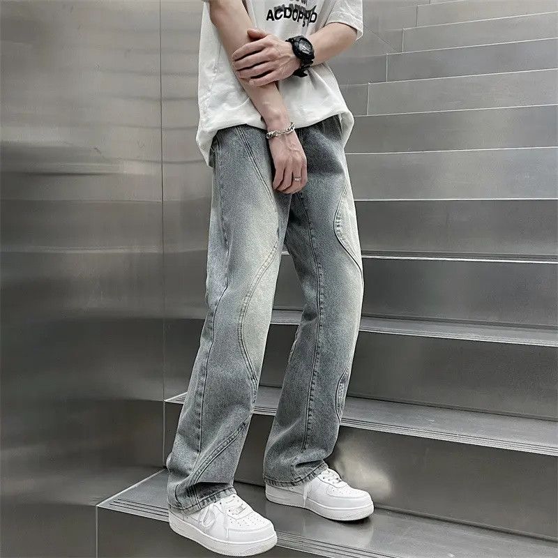 Japanese Brand × Jean Retro wide leg straight leg loose jeans Size US 30 / EU 46 - 3 Thumbnail