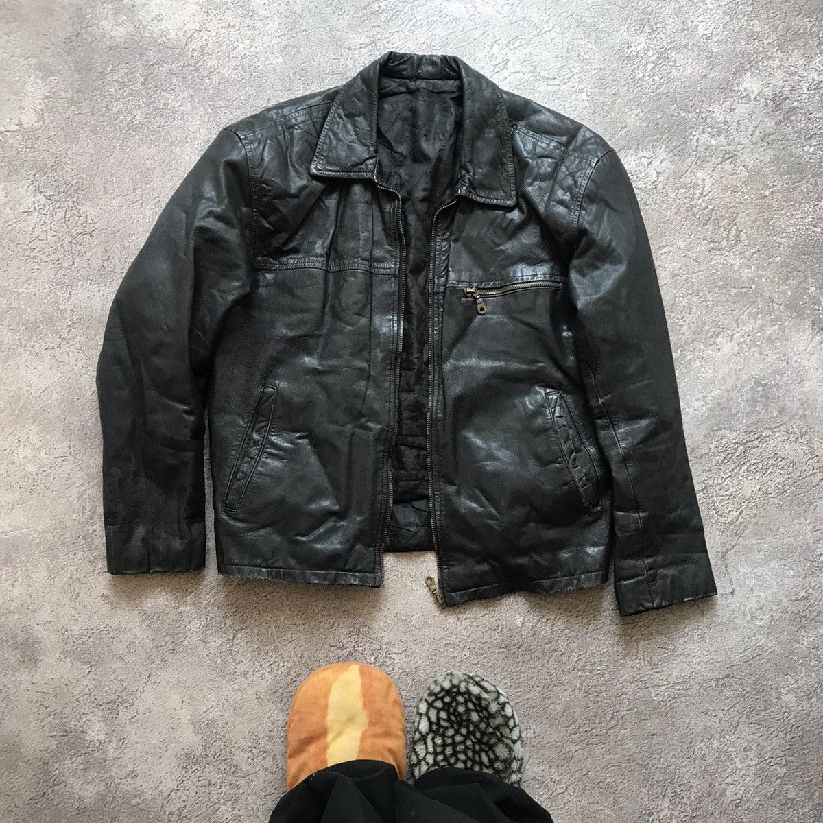 ジャケット・アウター 00s archive L.G.B. leather jacket shirt LGB - 00s archive L.G.B. leather RIDERS jacketの通販 by n 即