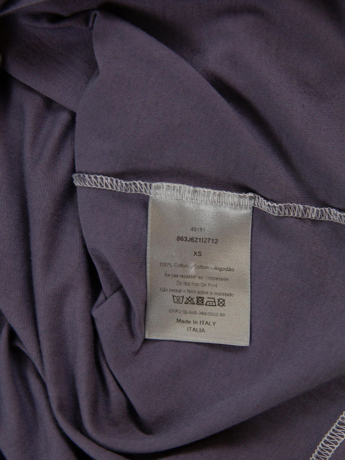 Dior Dior Mens Atelier Purple Dyed T-Shirt X-Small Purple Size US XS / EU 42 / 0 - 8 Thumbnail